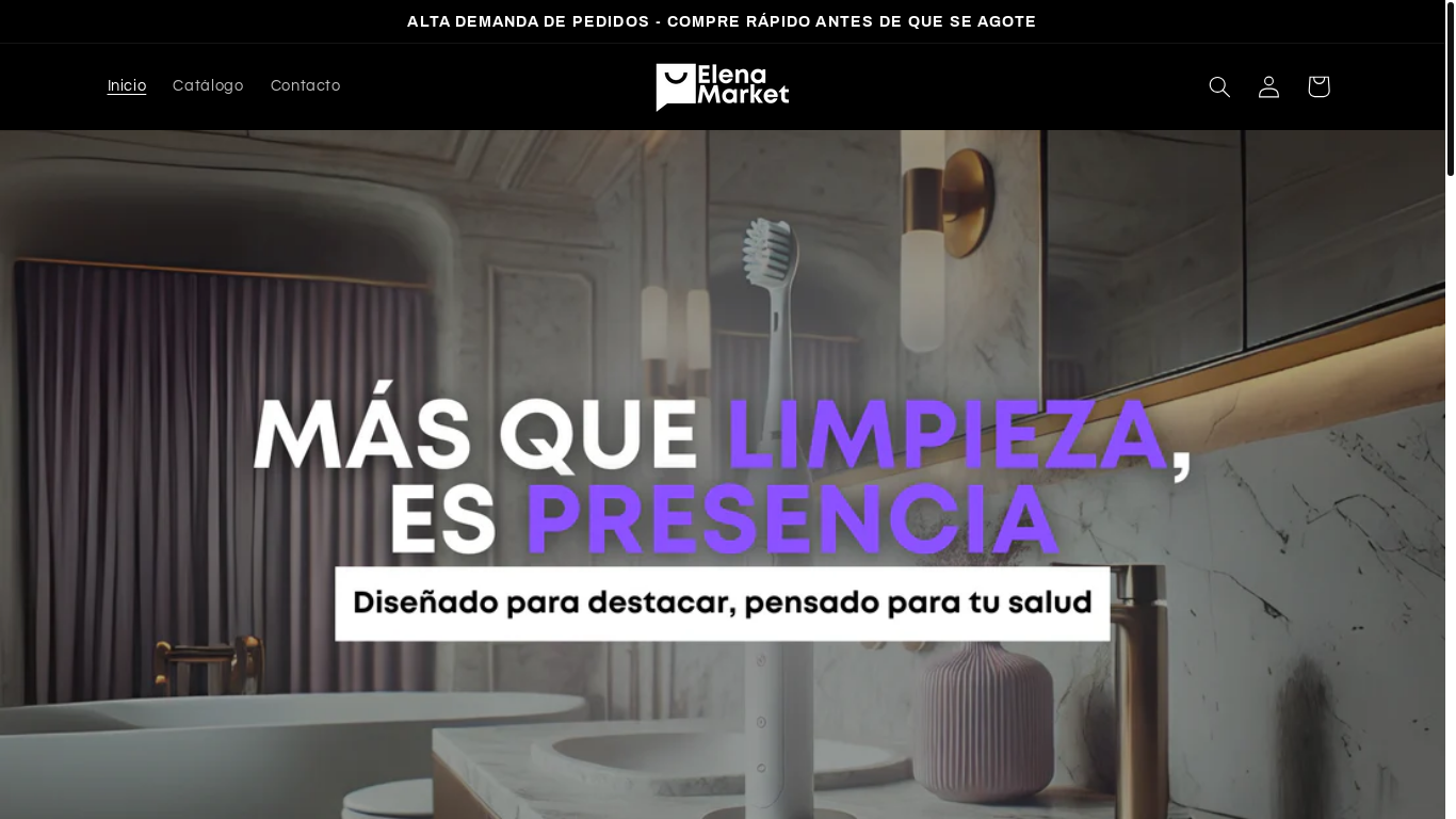 website screenshot of https://elenamarket.com/