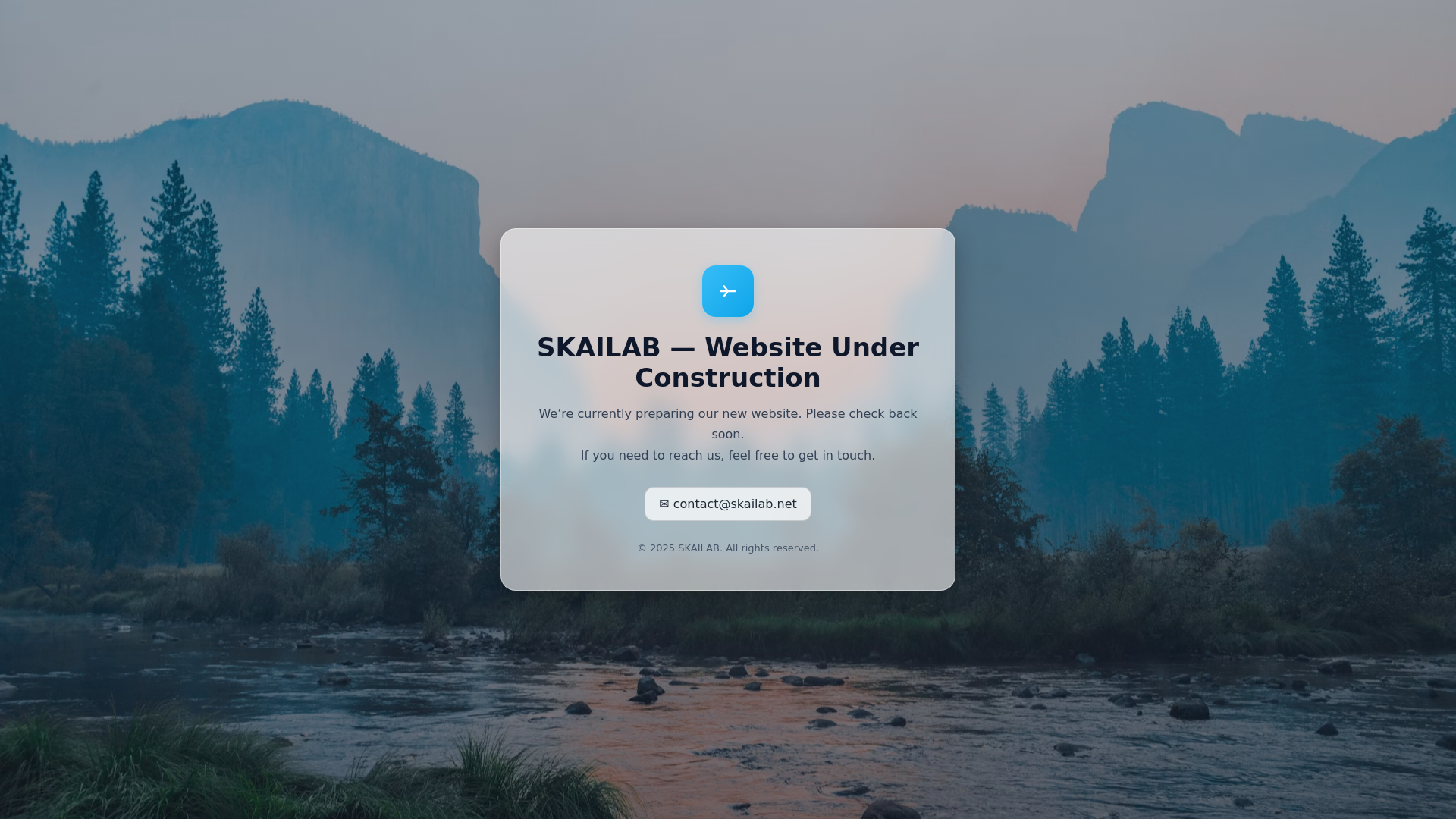 website screenshot of https://skailab.eu/