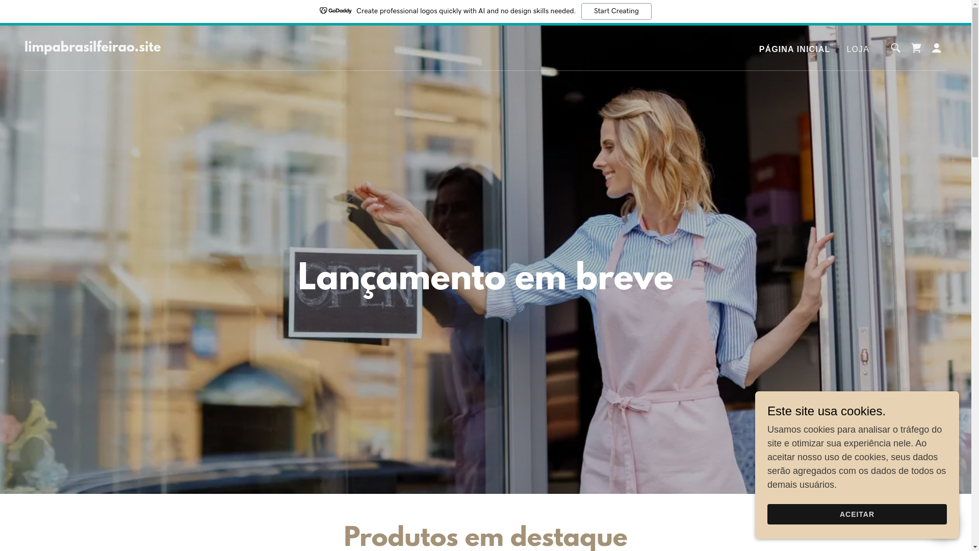 website screenshot of https://limpabrasilfeirao.site/