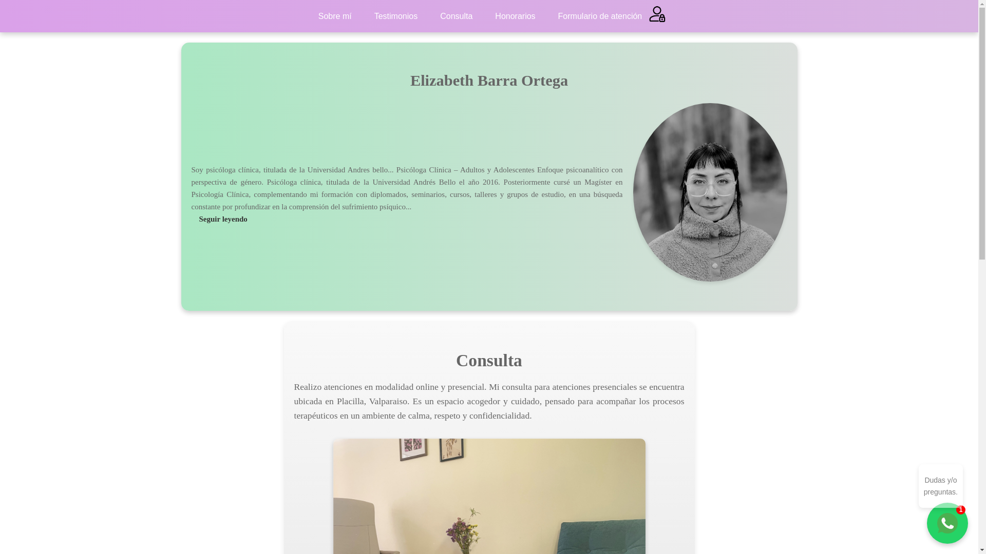 website screenshot of https://pselizabethbarra.cl/