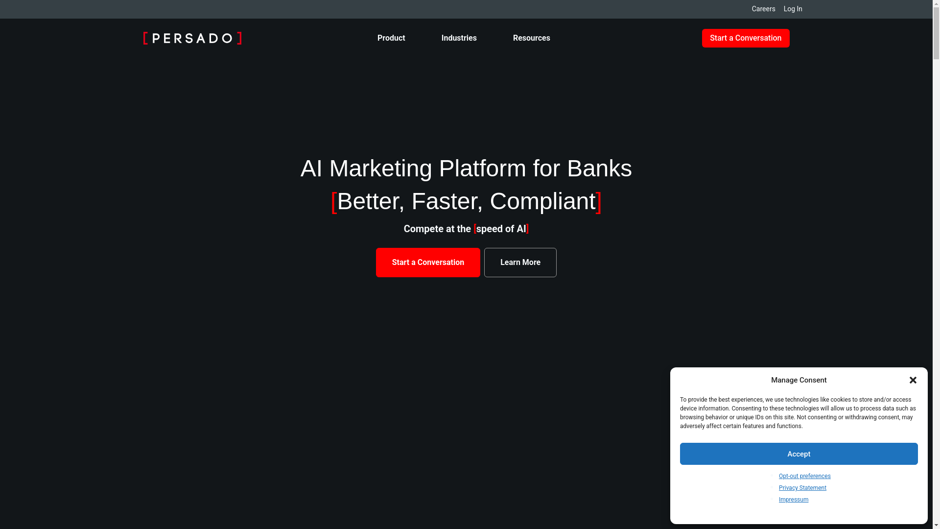 website screenshot of https://syncpersado.com/