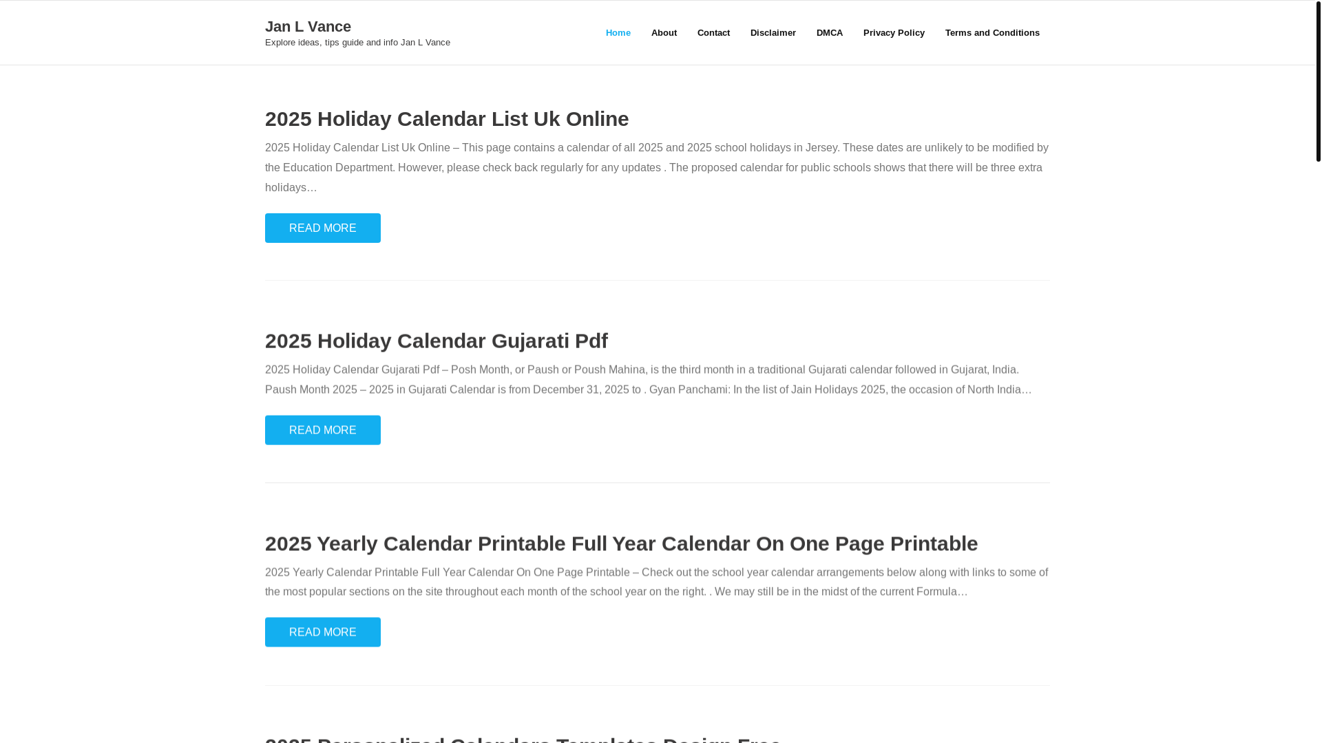 website screenshot of https://janlvancej.pages.dev/