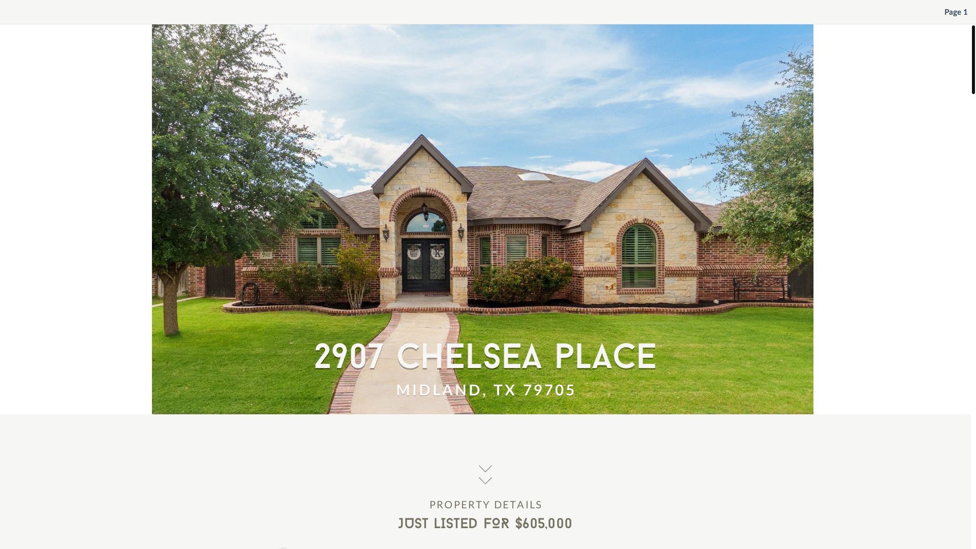 website screenshot of https://2907chelseaplace.com/
