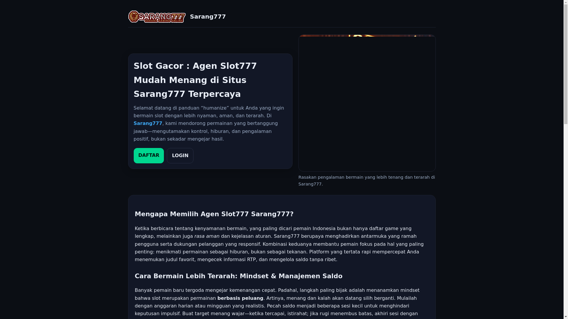 website screenshot of https://sarangmenang.pages.dev/