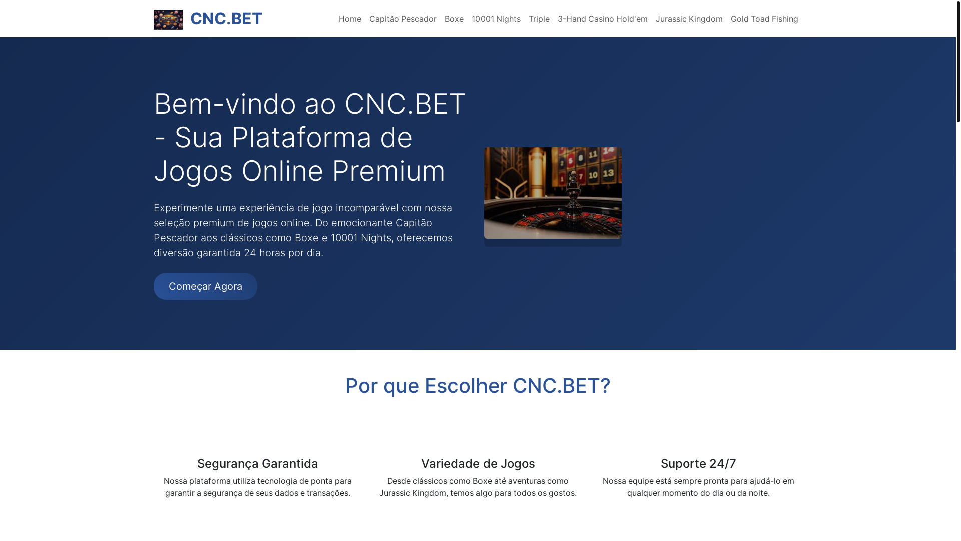 website screenshot of https://cncbet2.net/