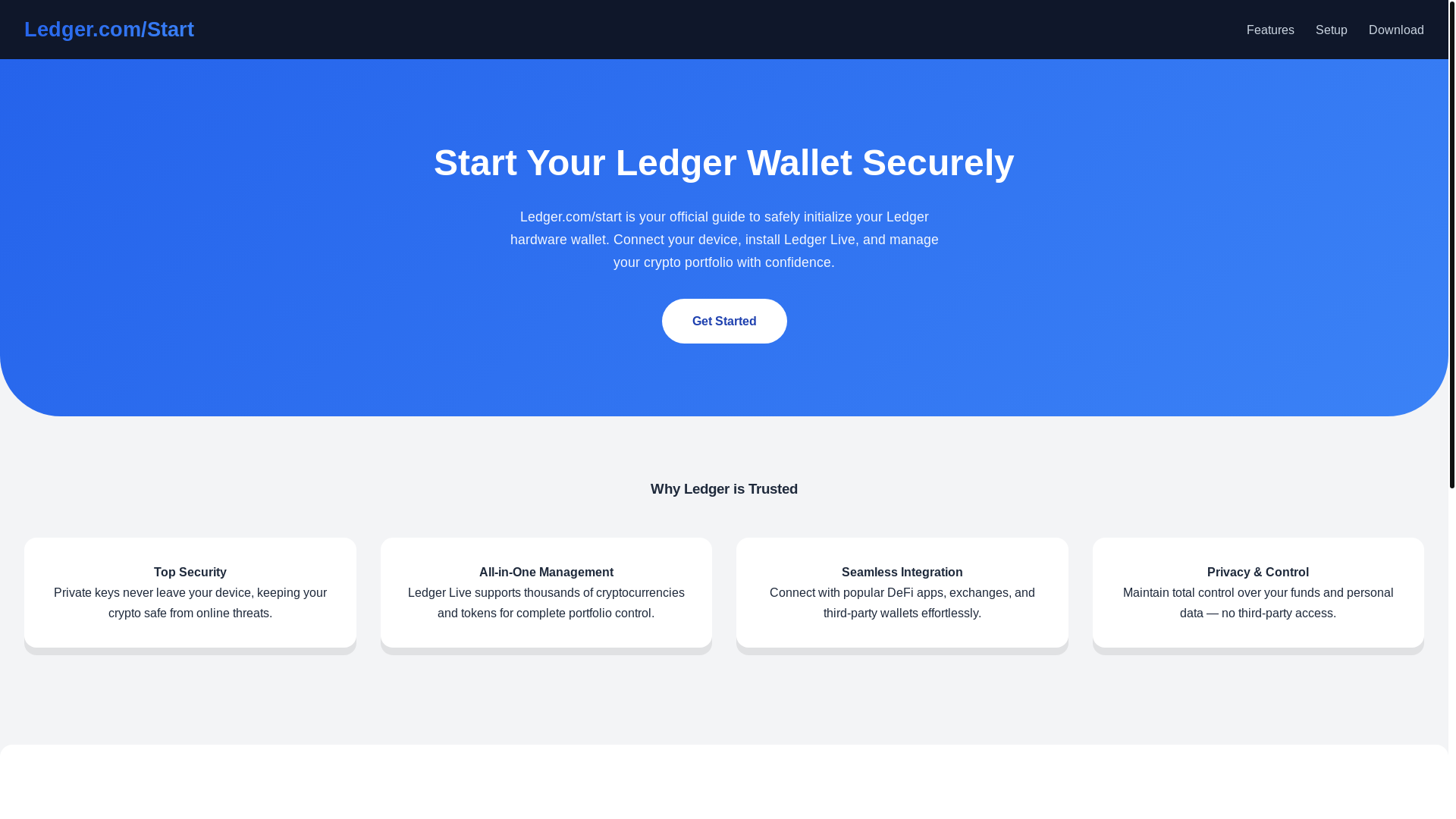 website screenshot of https://home-ledgre-starts.pages.dev/