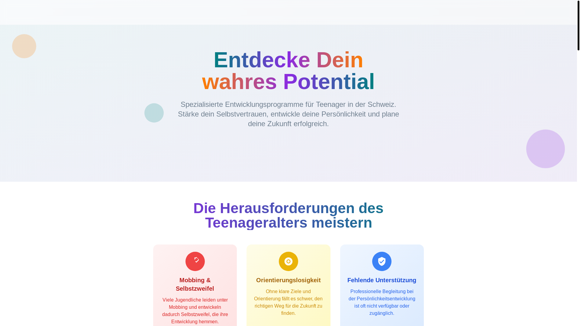 website screenshot of https://teendevelopmento.com/