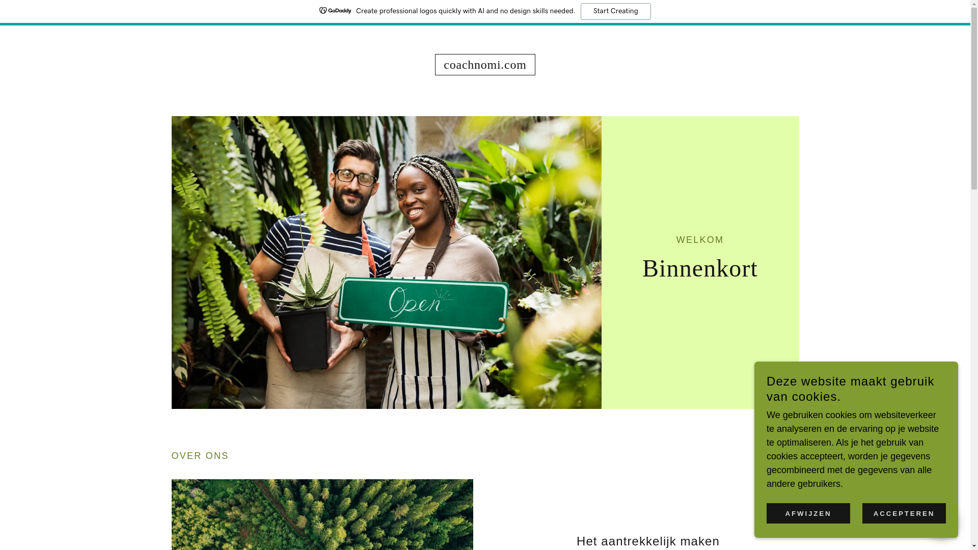 website screenshot of https://coachnomi.com/