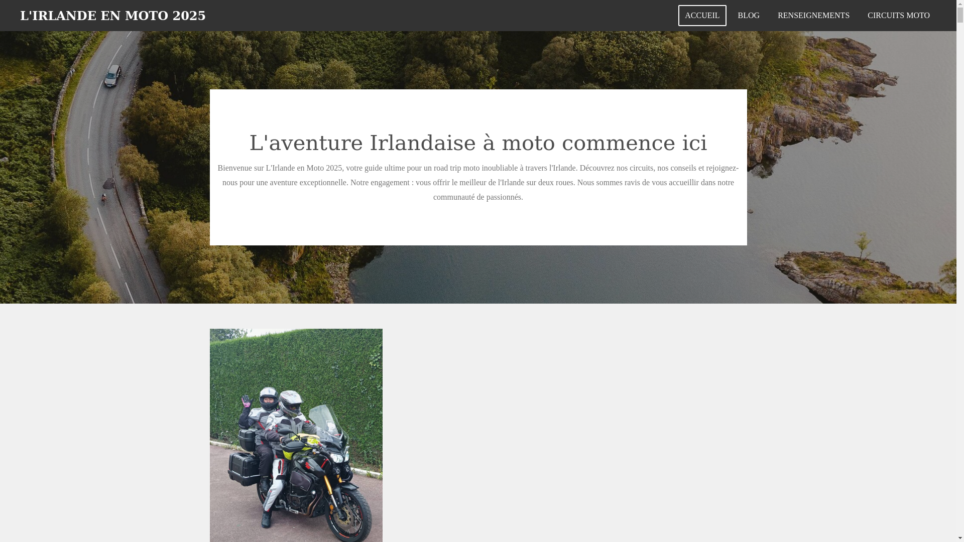 website screenshot of https://lirlande-en-moto-2025.fr/