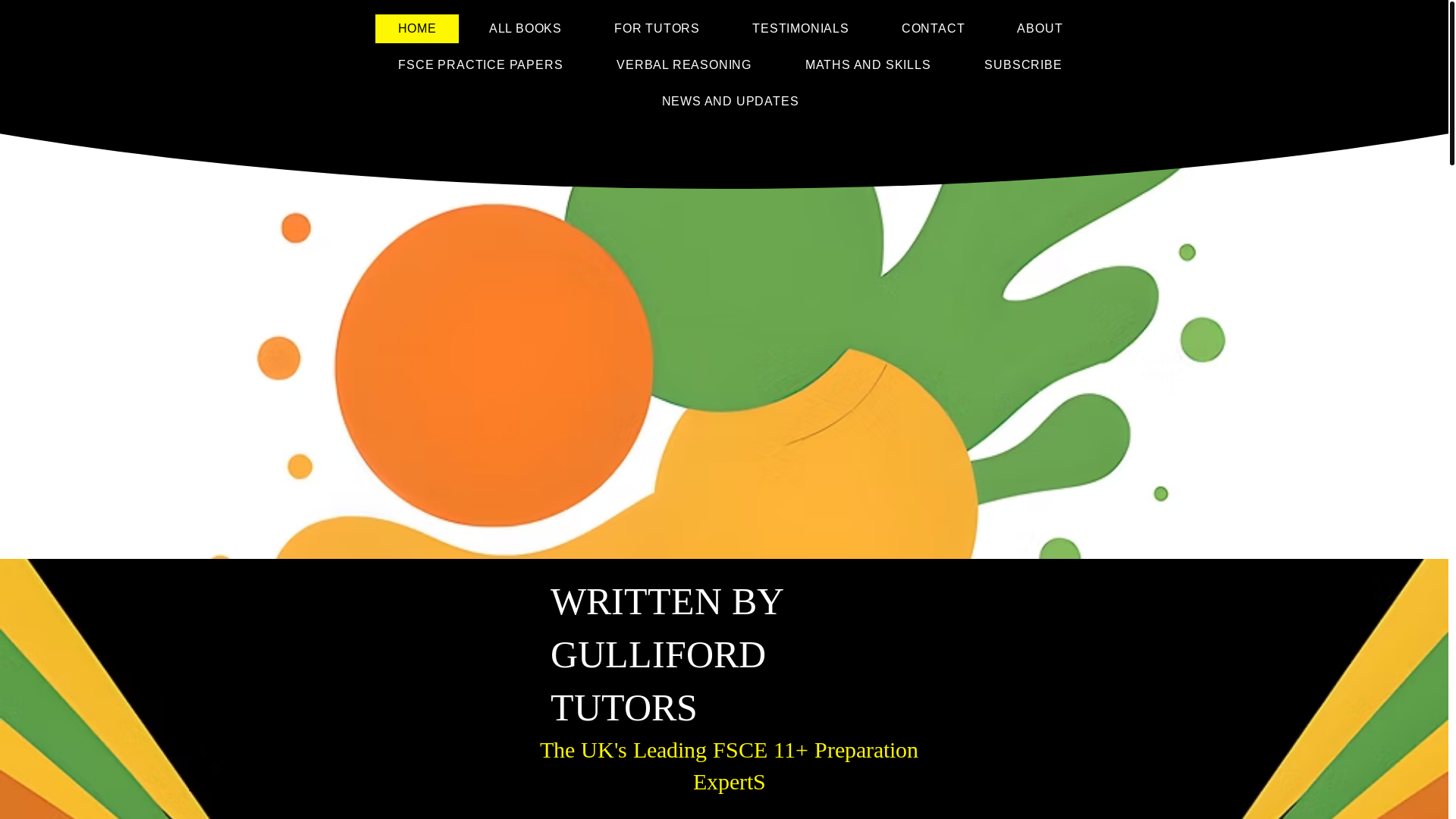 website screenshot of https://gullifordtutors.com/