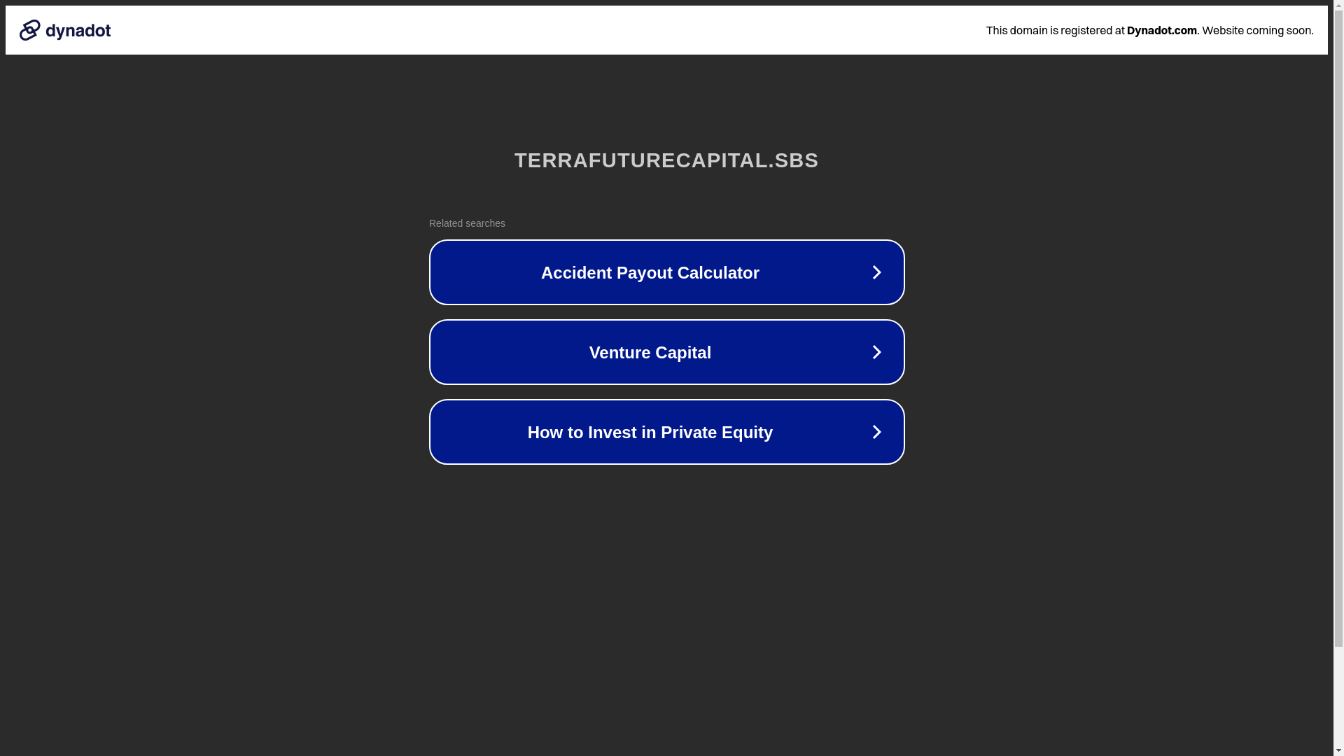 website screenshot of https://terrafuturecapital.sbs/