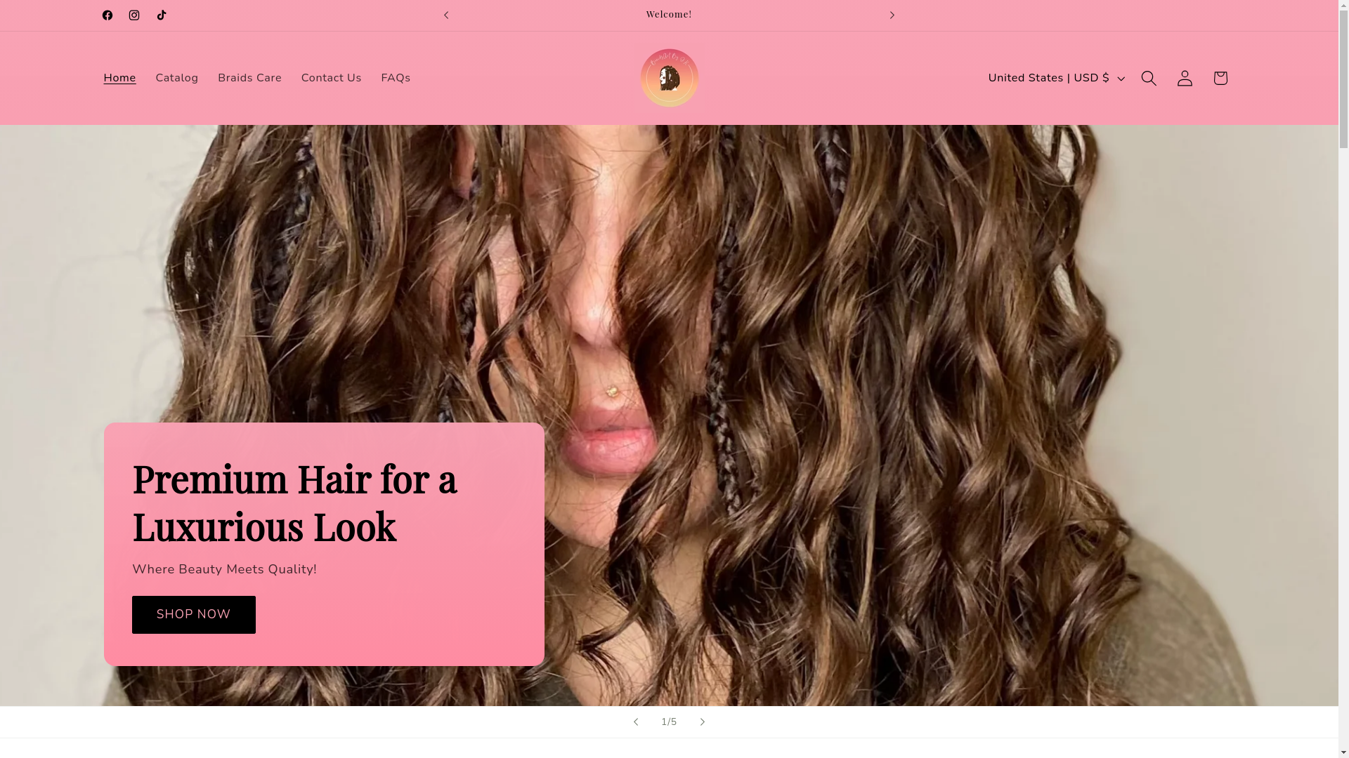 website screenshot of https://onekeybeautymaison.com/