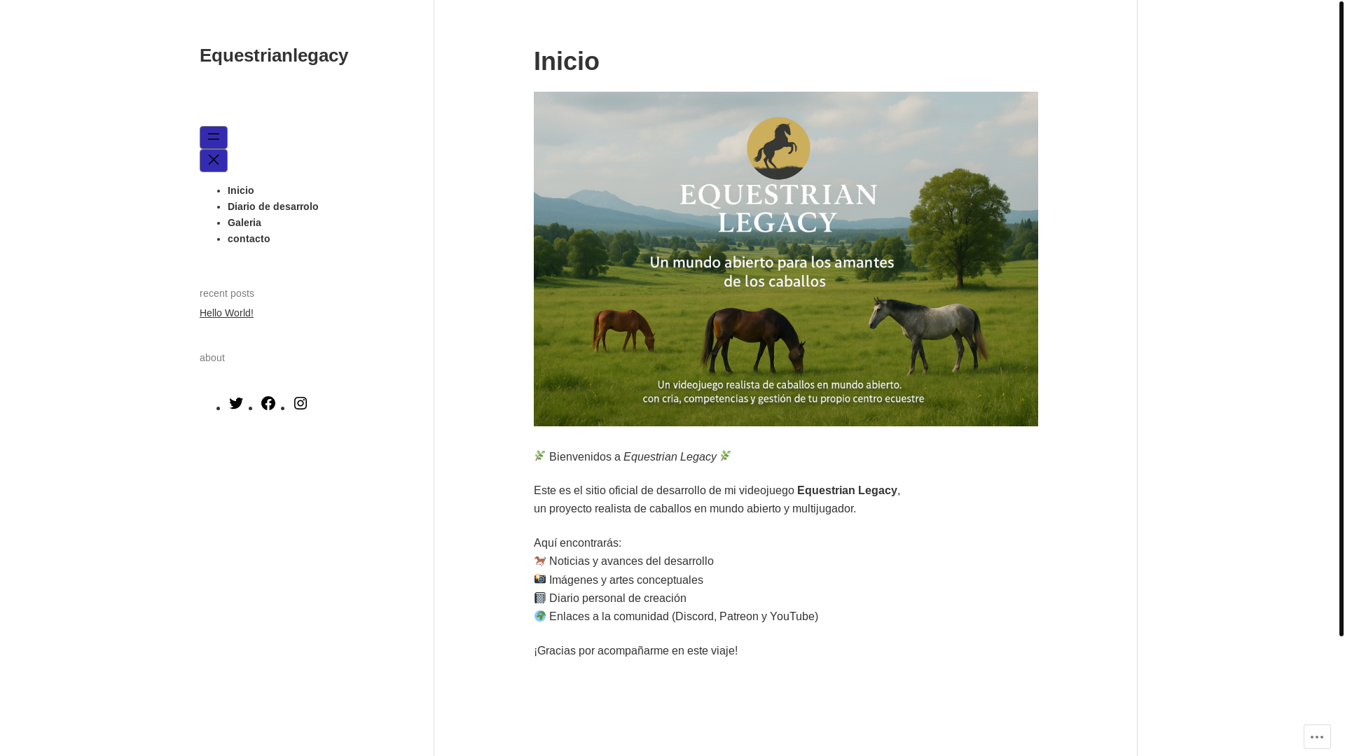 website screenshot of https://equestrian-legacy.com/