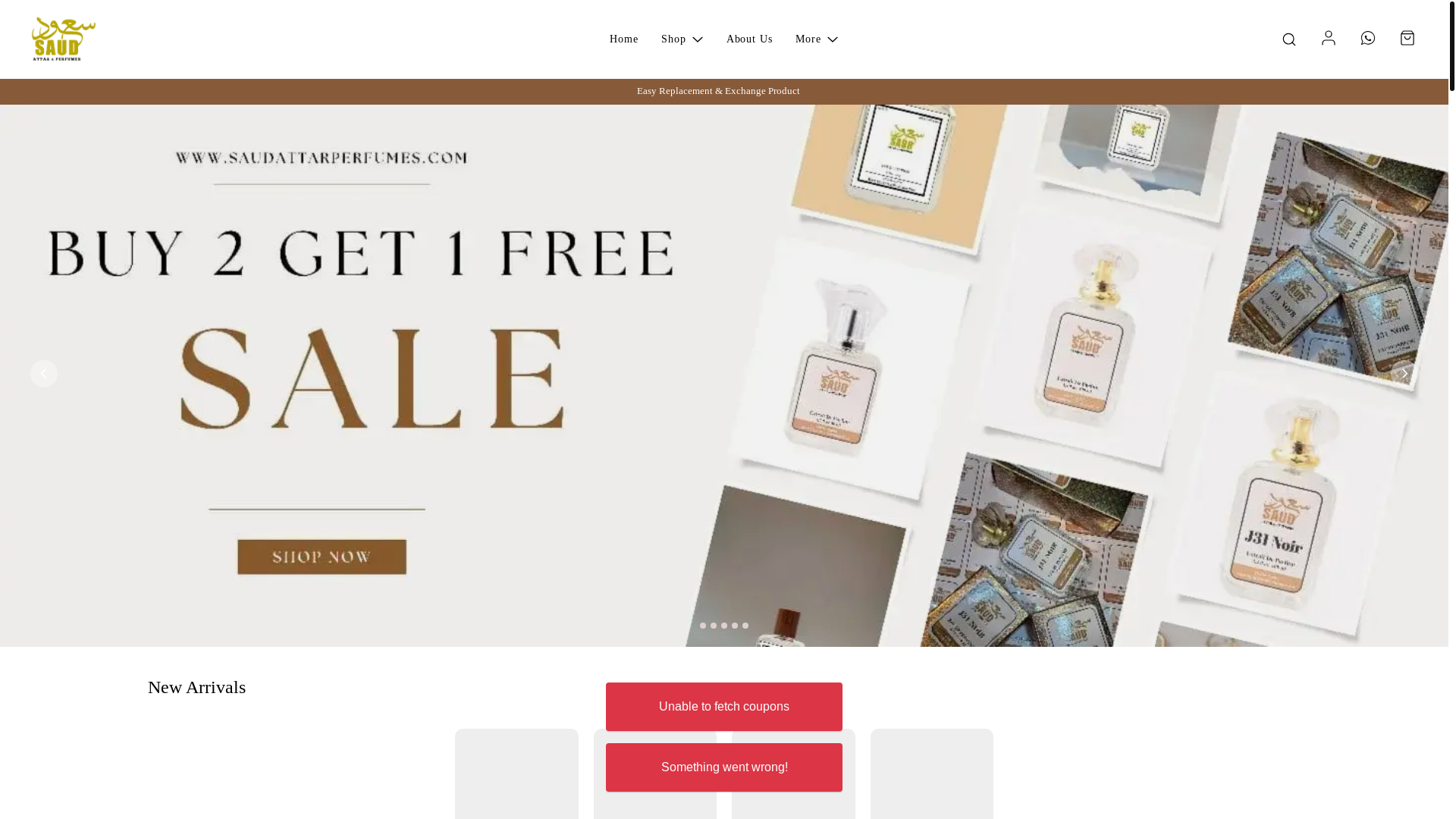 website screenshot of https://indovalleyperfumes.com/