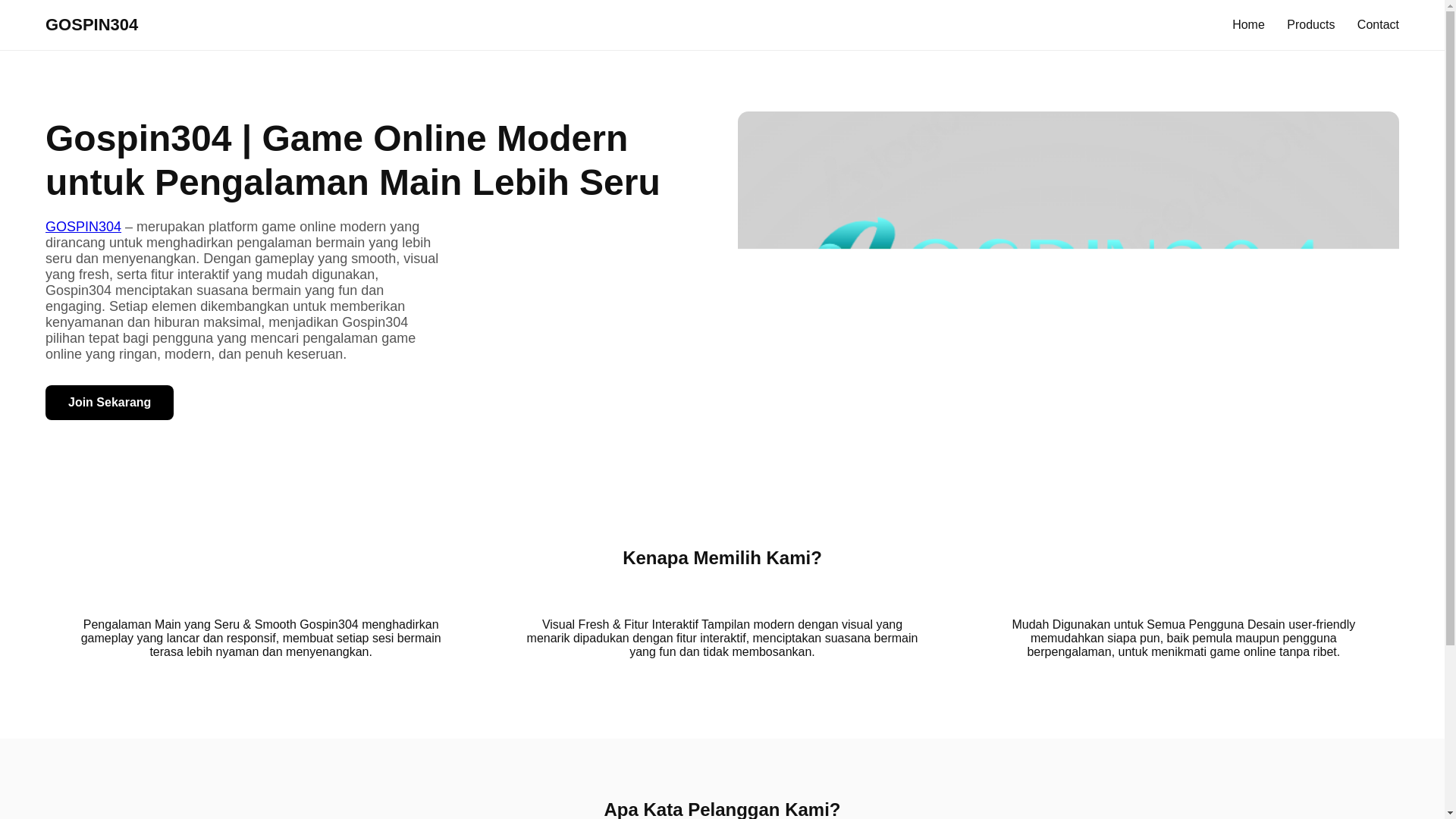 website screenshot of https://gospin304.pages.dev/