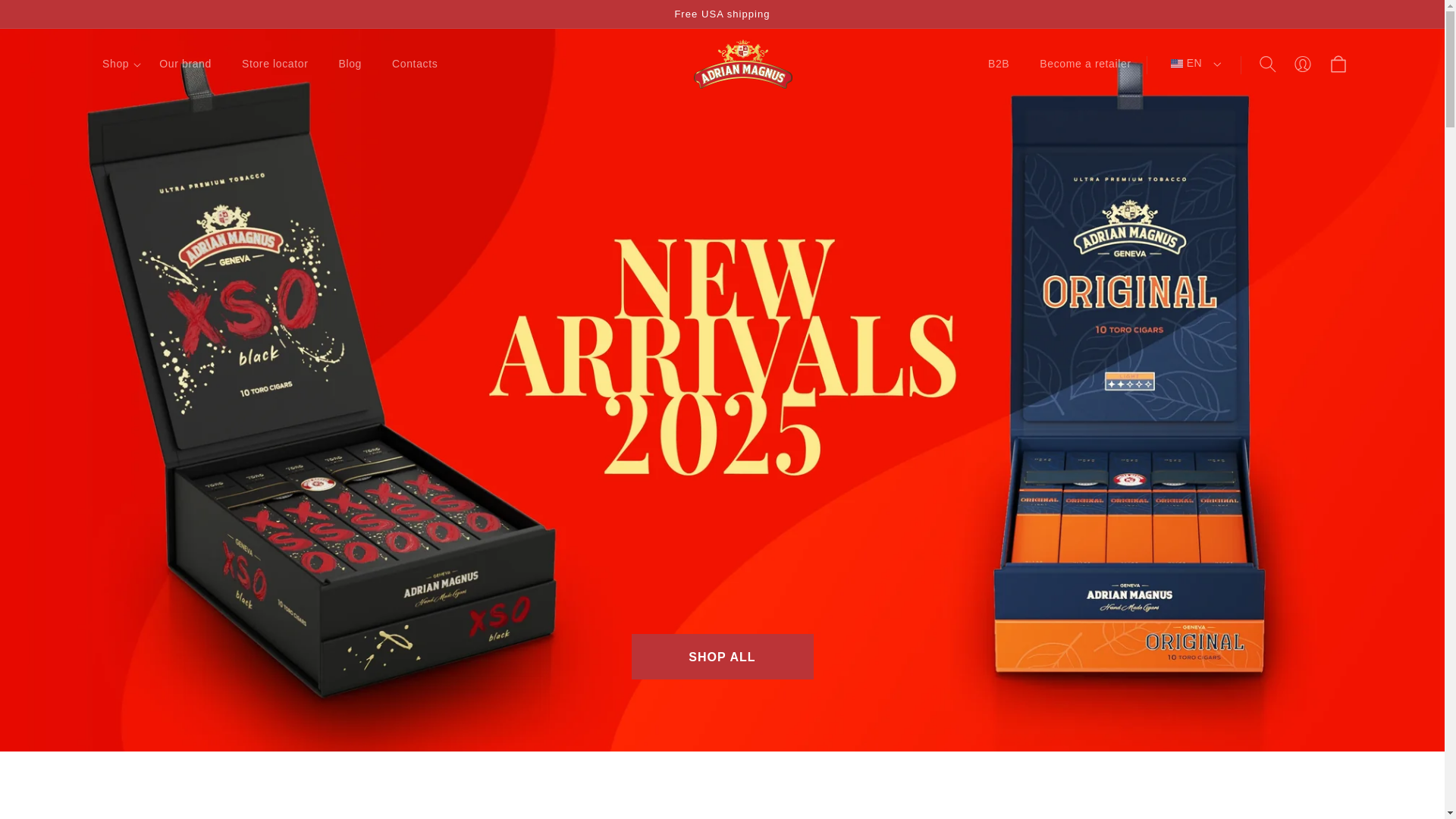 website screenshot of https://adrianmagnus-cigar.com/