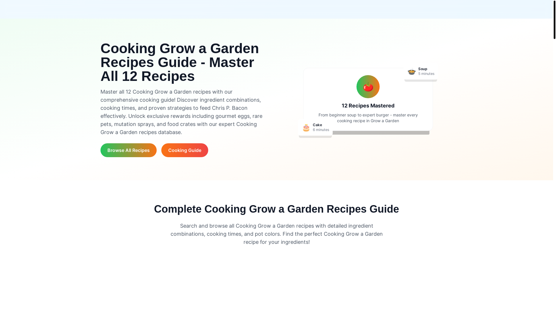 website screenshot of https://cookinggrowagarden.pages.dev/