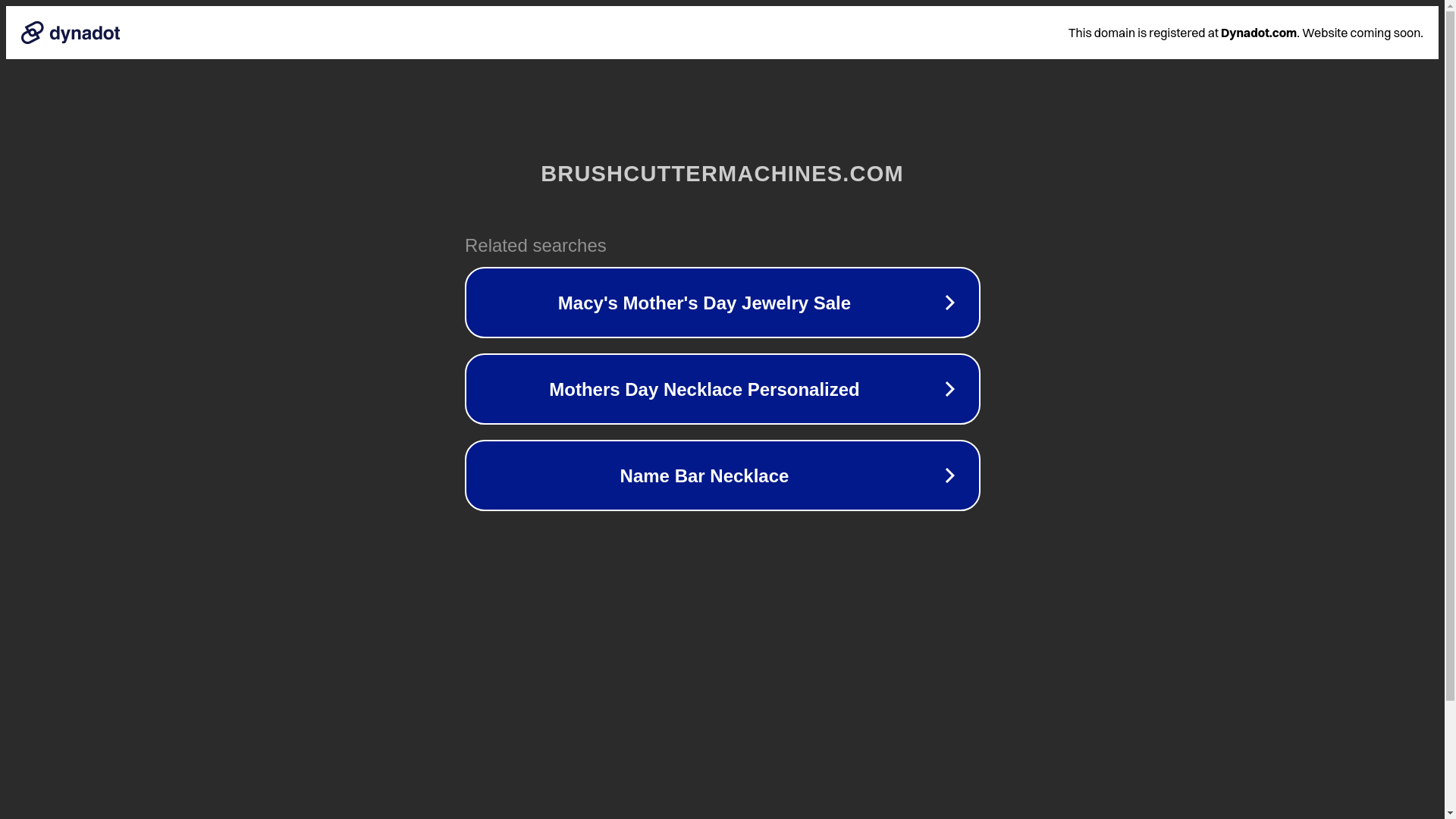 website screenshot of https://brushcuttermachines.com/