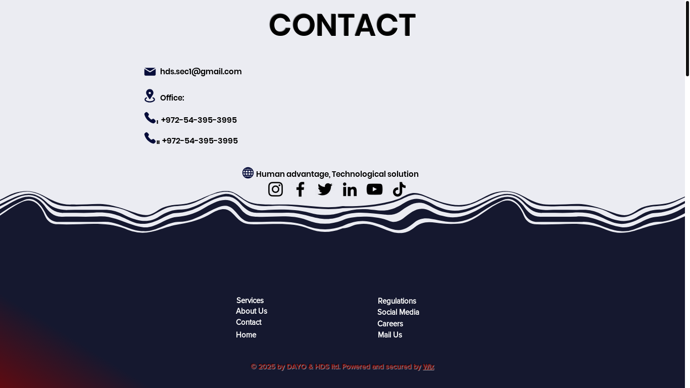 website screenshot of https://hybriddefences.com/
