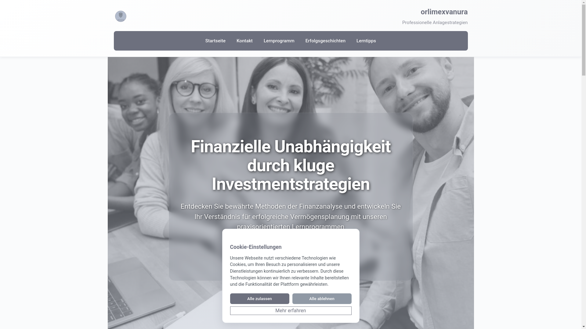 website screenshot of https://orlimexvanura.com/