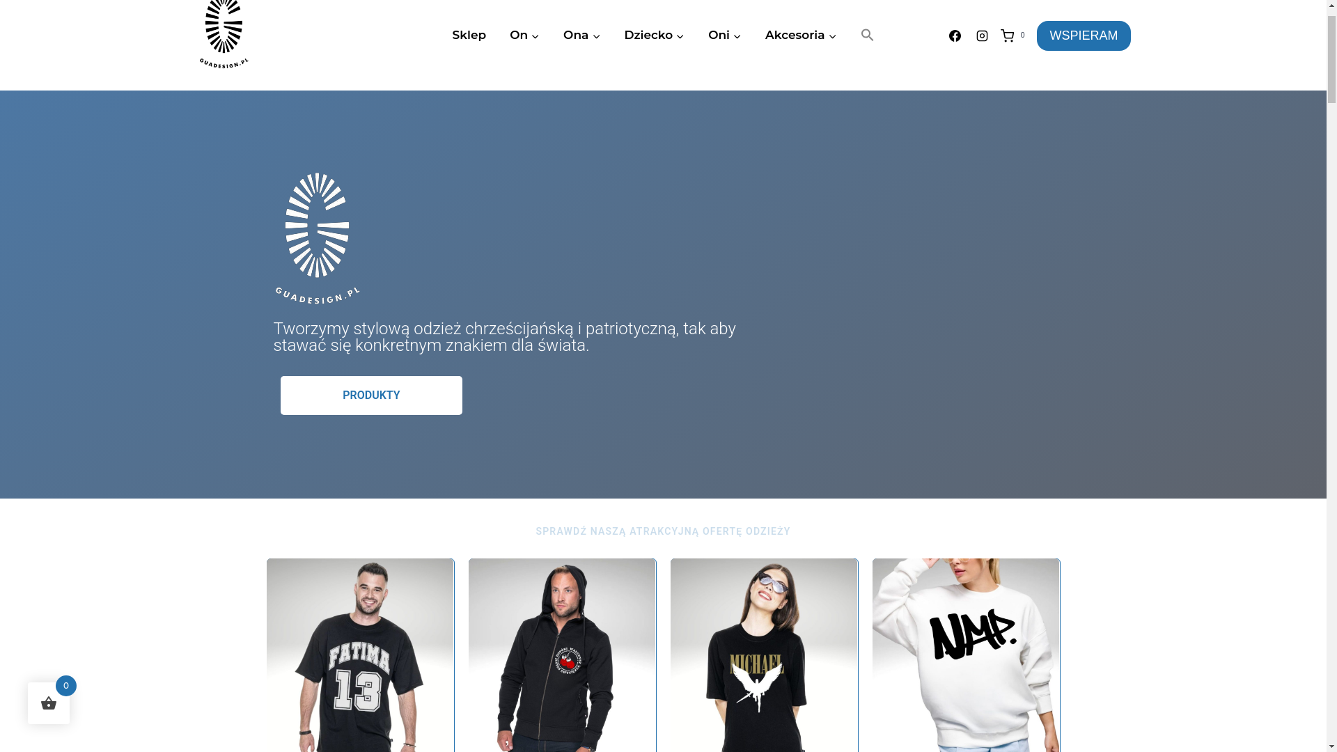 website screenshot of https://bycznakiem.pl/