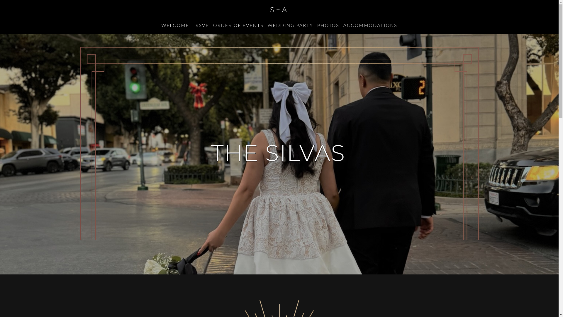 website screenshot of https://sandyandalex.com/