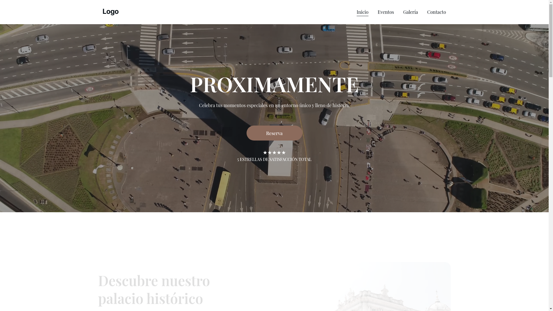 website screenshot of https://palaciodelareconquista.com.ar/