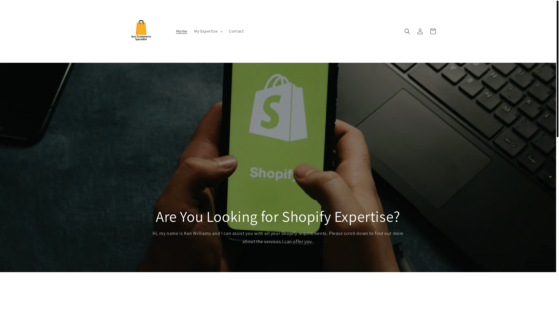 website screenshot of https://kenecommercespecialist.com/