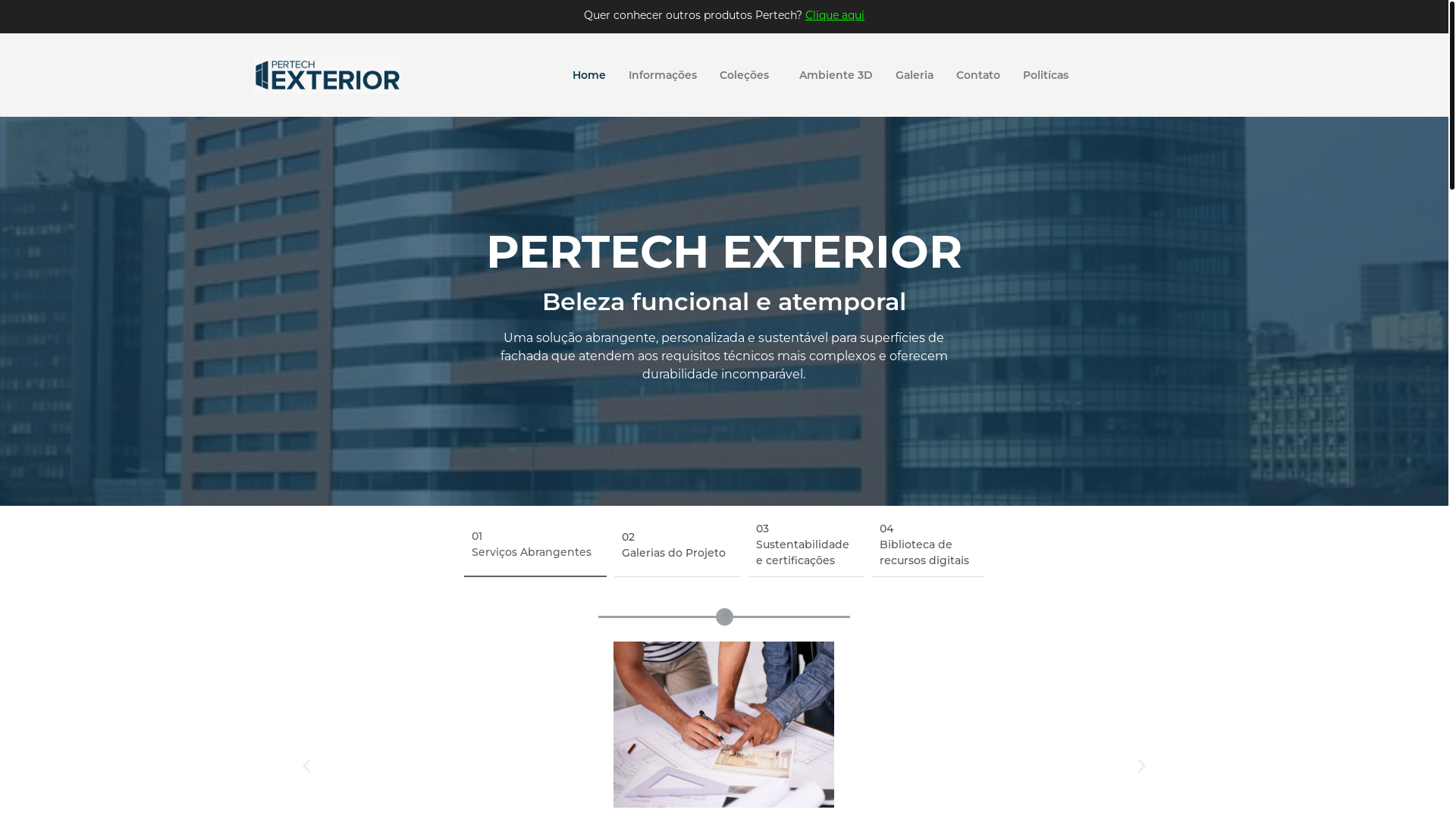 website screenshot of https://fachadaexterior.com.br/