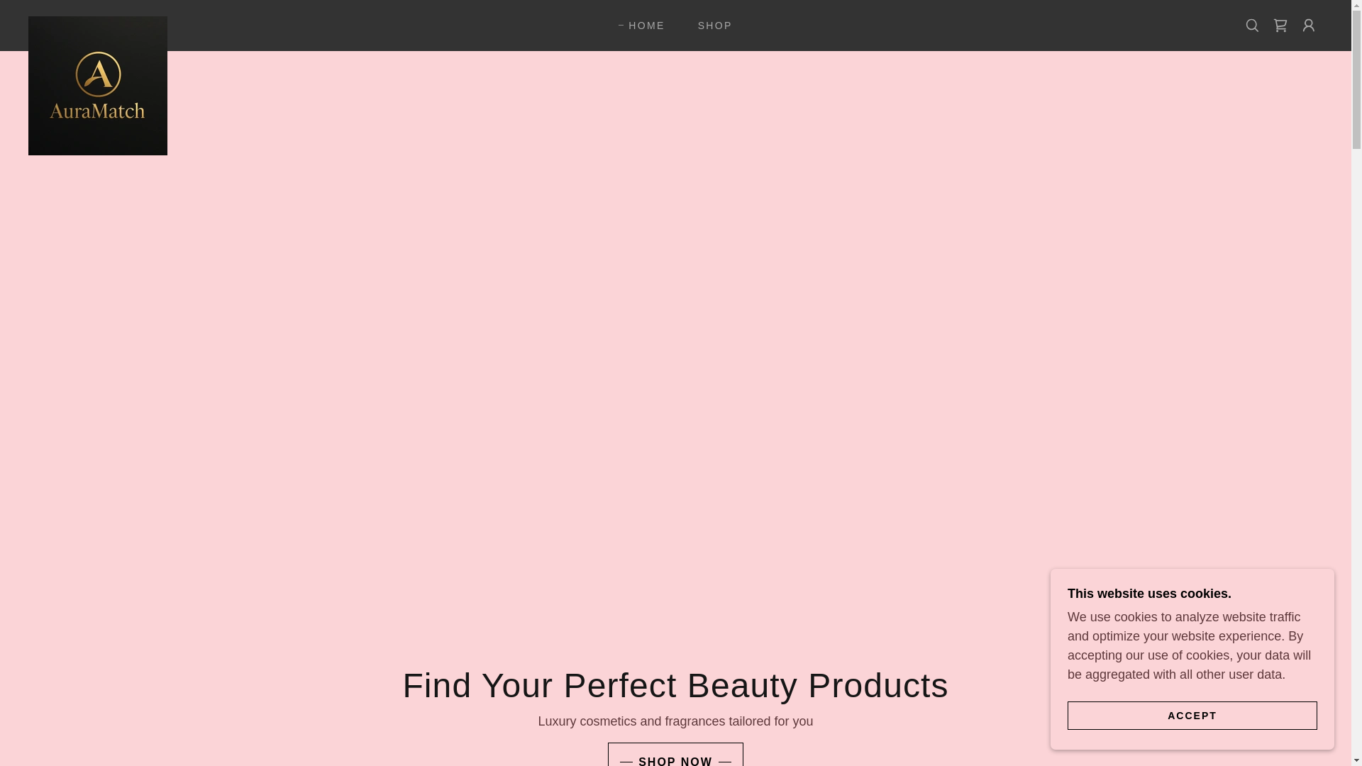 website screenshot of https://auramatch.in/
