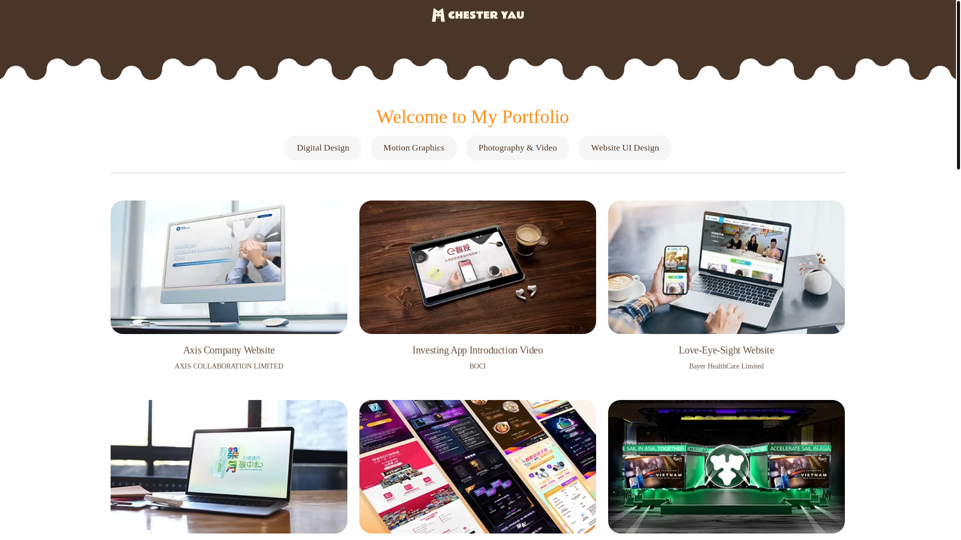 website screenshot of https://chesteryau0116.com/