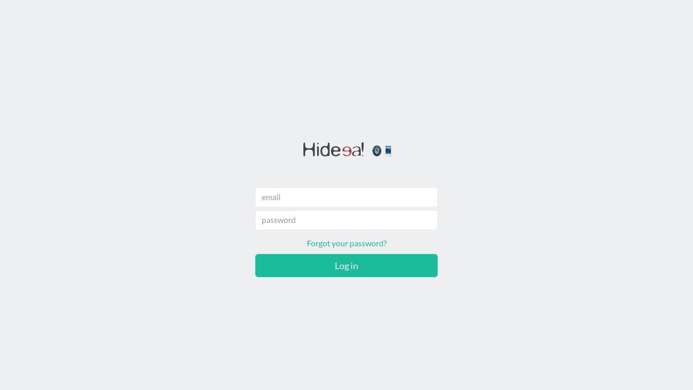 website screenshot of https://elearning.hideea.com/