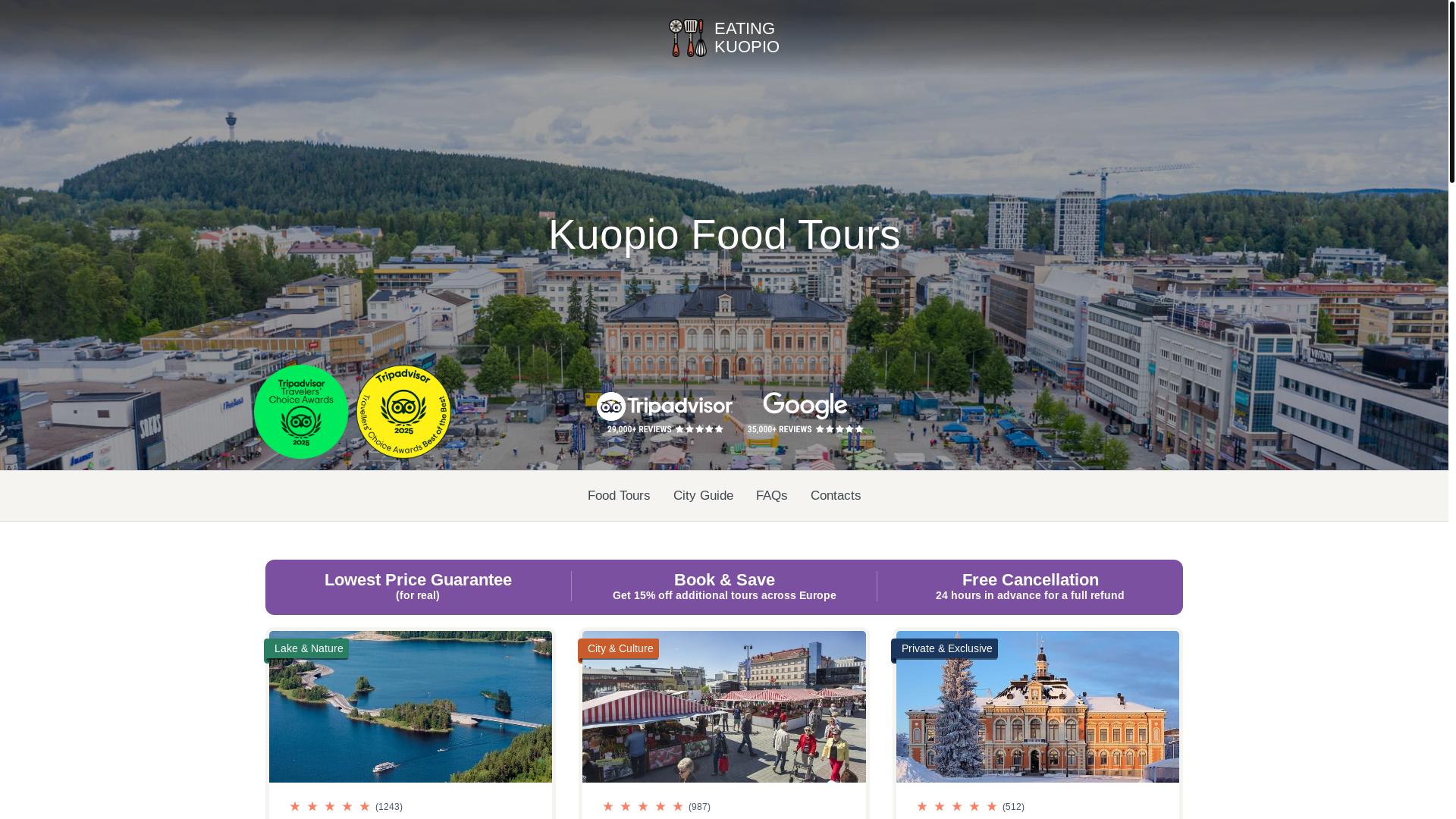 website screenshot of https://foodie-frontiers.live/