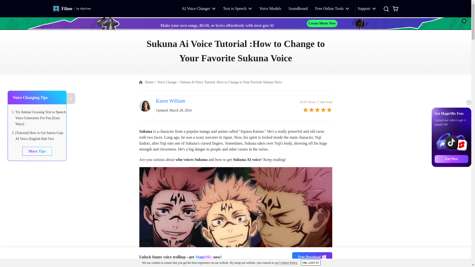 website screenshot of https://filme.imyfone.com/voice-change/sukuna-ai-voice-generator/