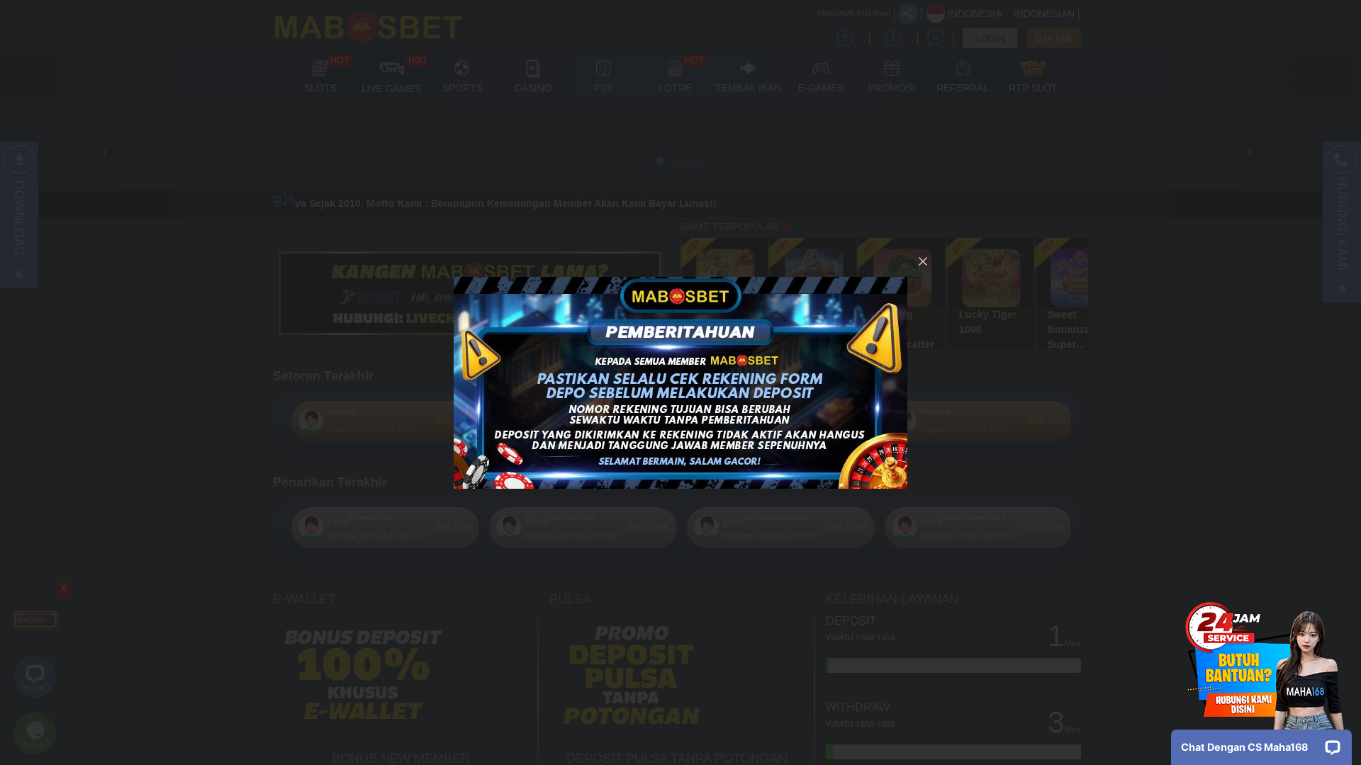 website screenshot of https://gatotscatter.shop/