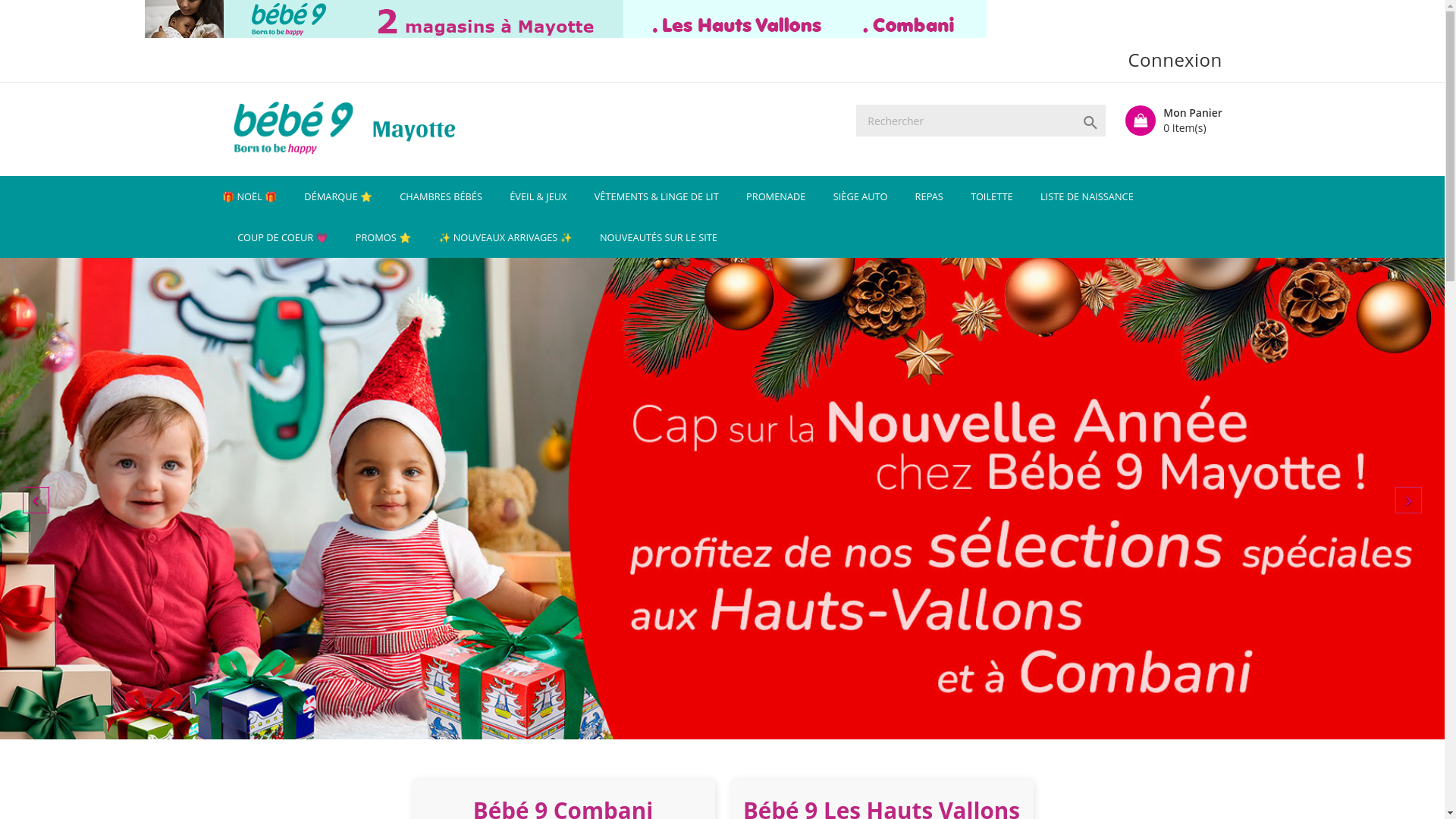 website screenshot of https://bebe9mayotte.com