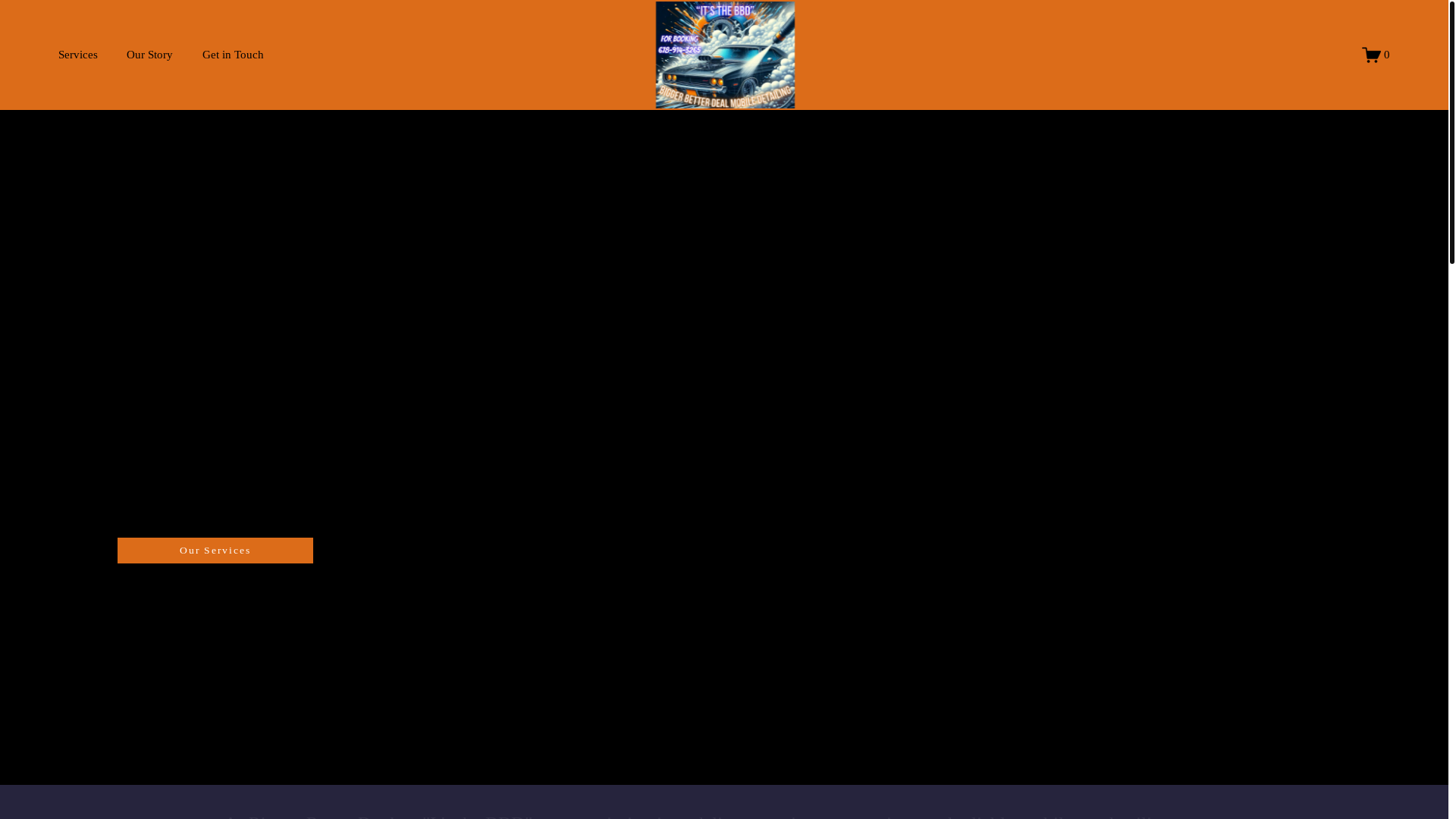 website screenshot of https://biggerbetterdealmobiledetailing.com/