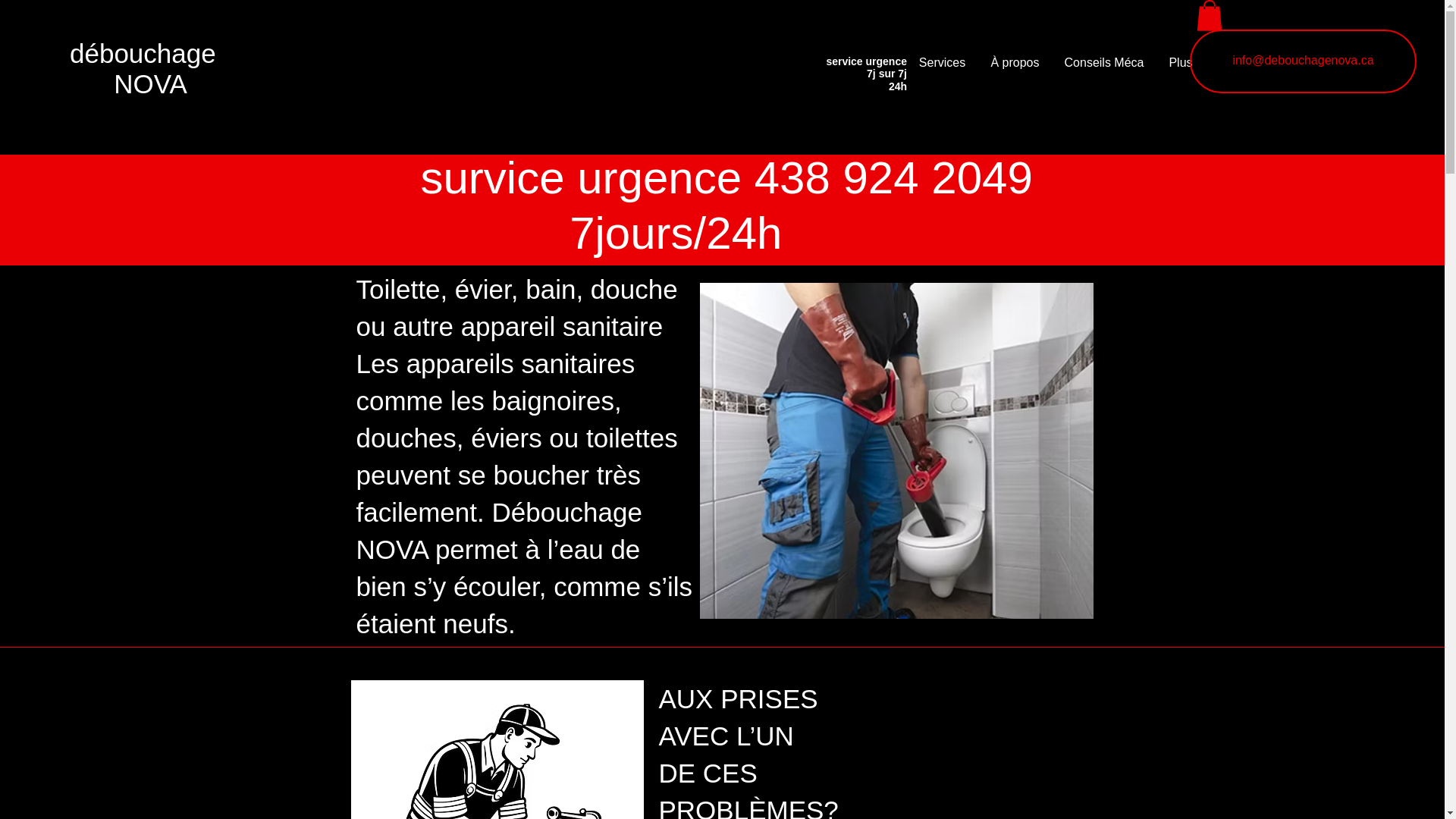website screenshot of https://service-nova.ca/