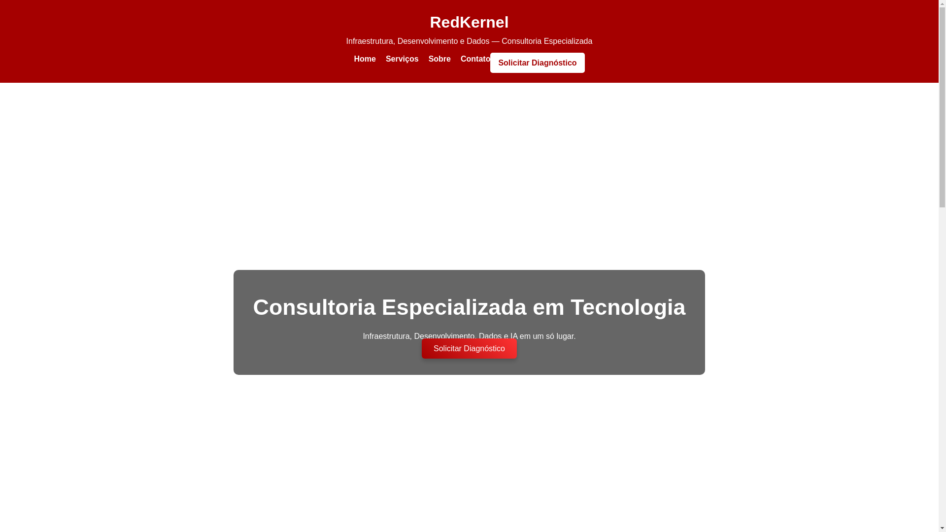 website screenshot of https://redkernel.com.br/