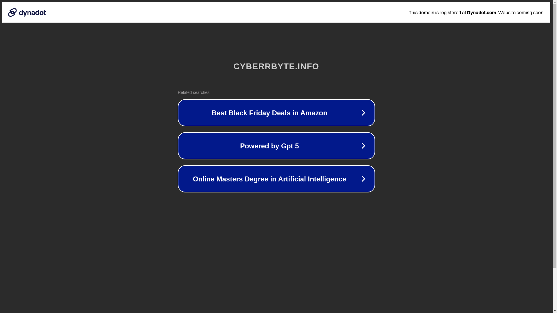 website screenshot of https://cyberrbyte.info/