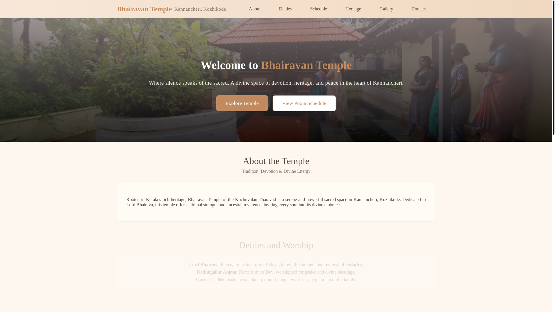 website screenshot of https://bhairavan-temple.pages.dev/