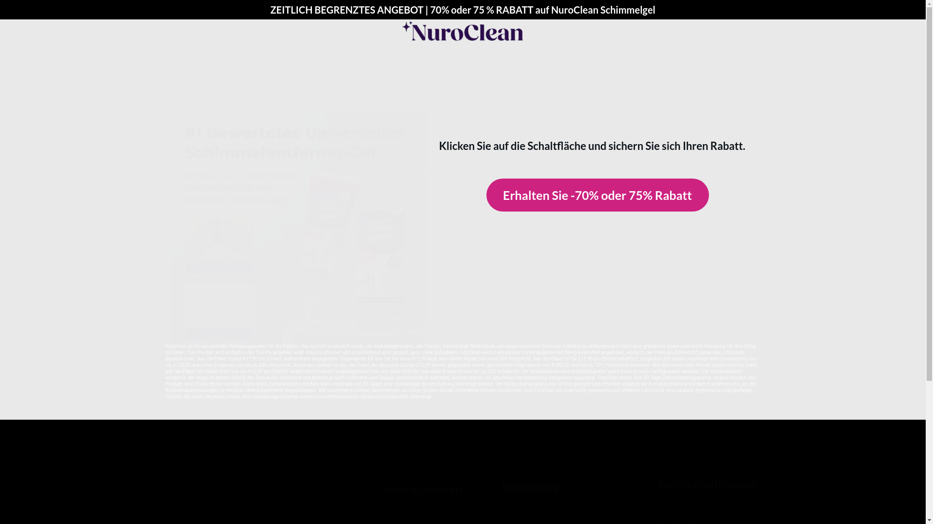website screenshot of https://get-nuroclean.site/