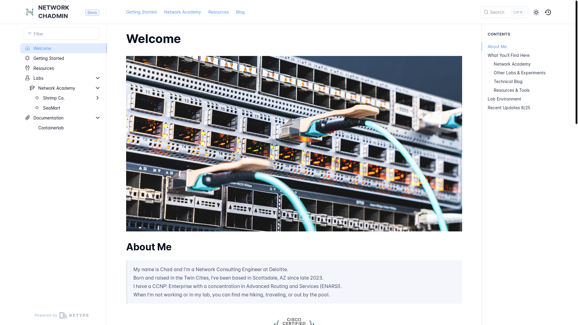 website screenshot of https://network-chadmin-com.pages.dev/