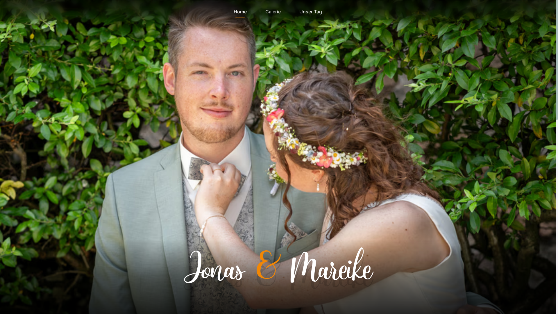 website screenshot of https://jonas-und-mareike.de/