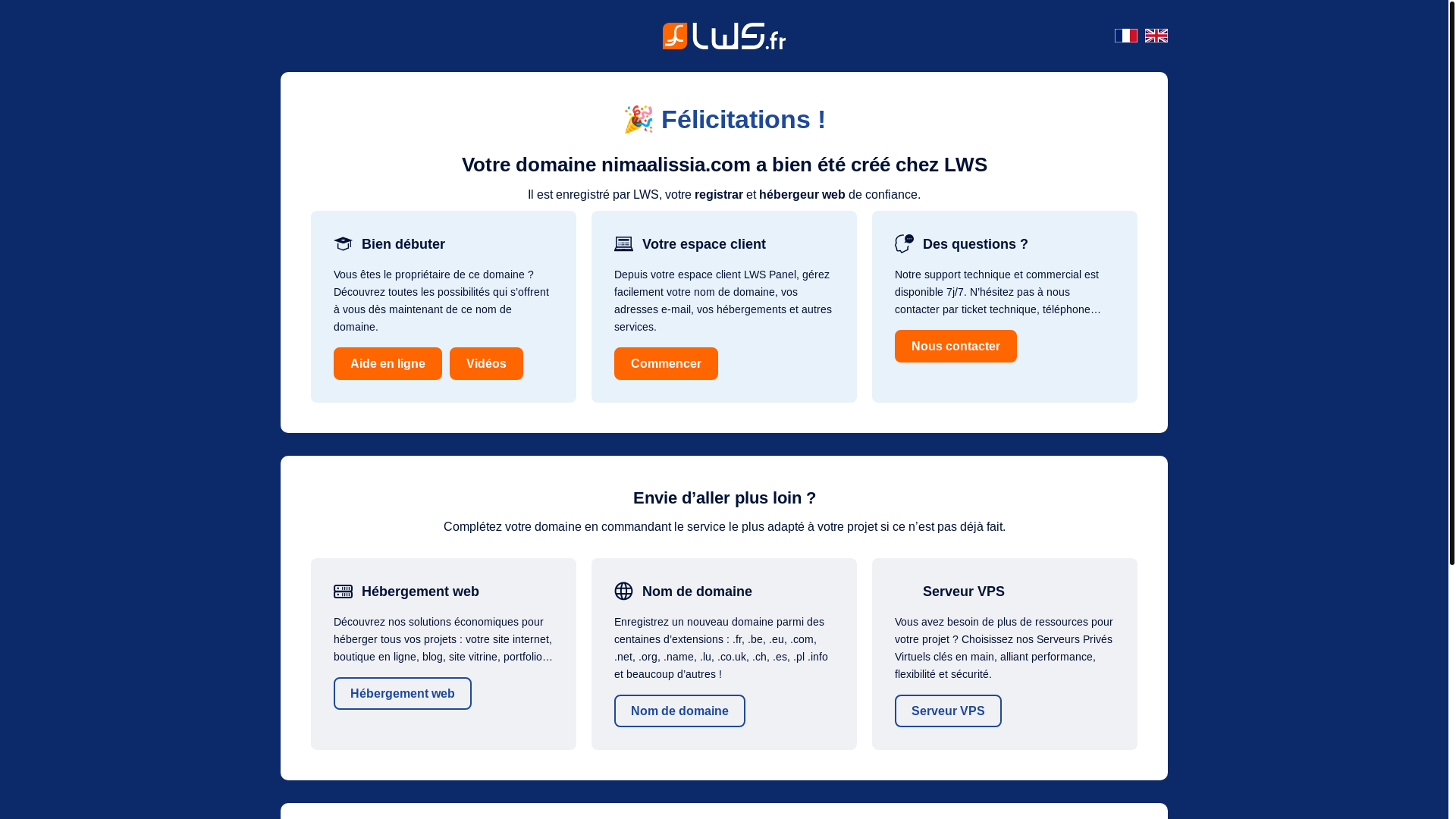 website screenshot of https://nimaalissia.com/