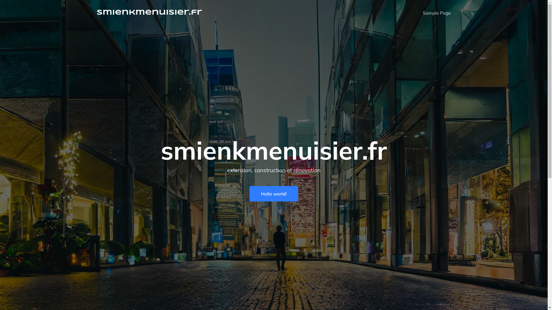 website screenshot of https://smienkmenuisier.fr/