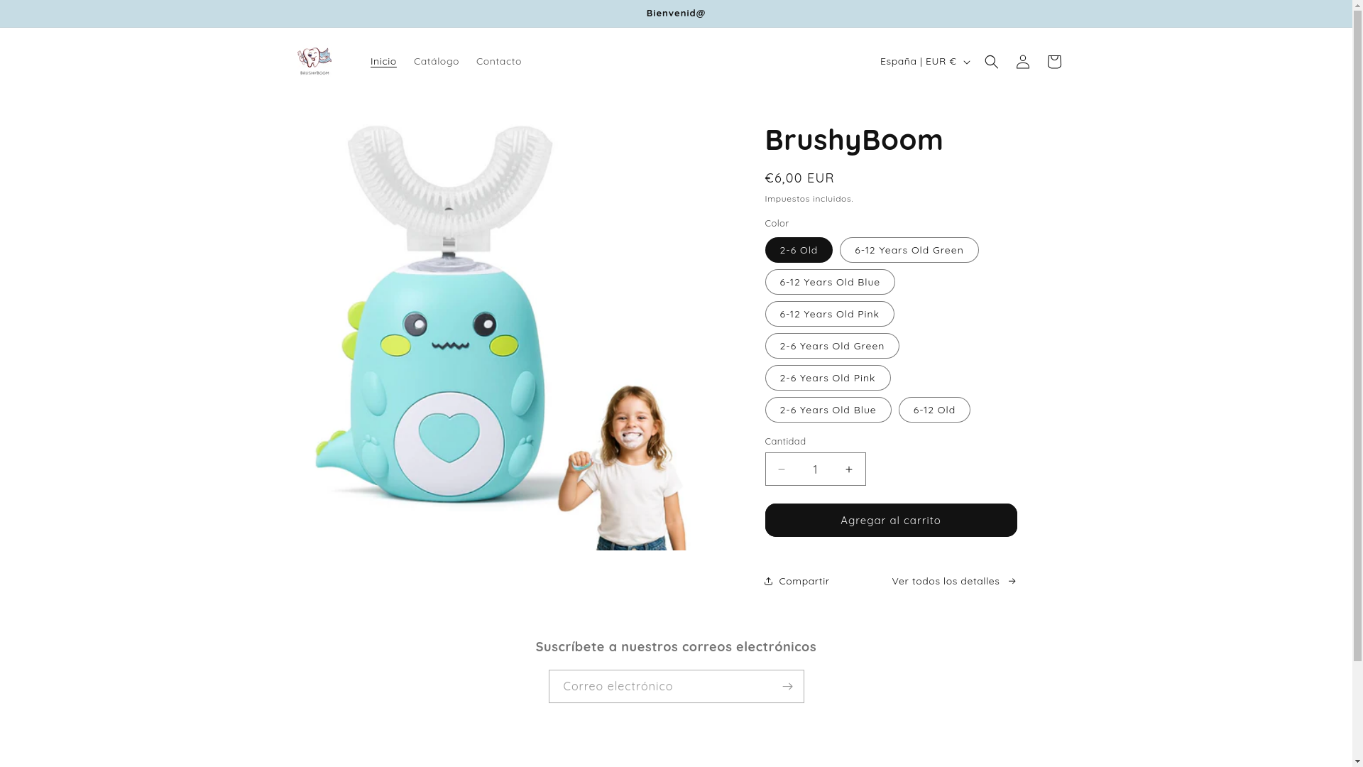 website screenshot of https://brushyboom.com/