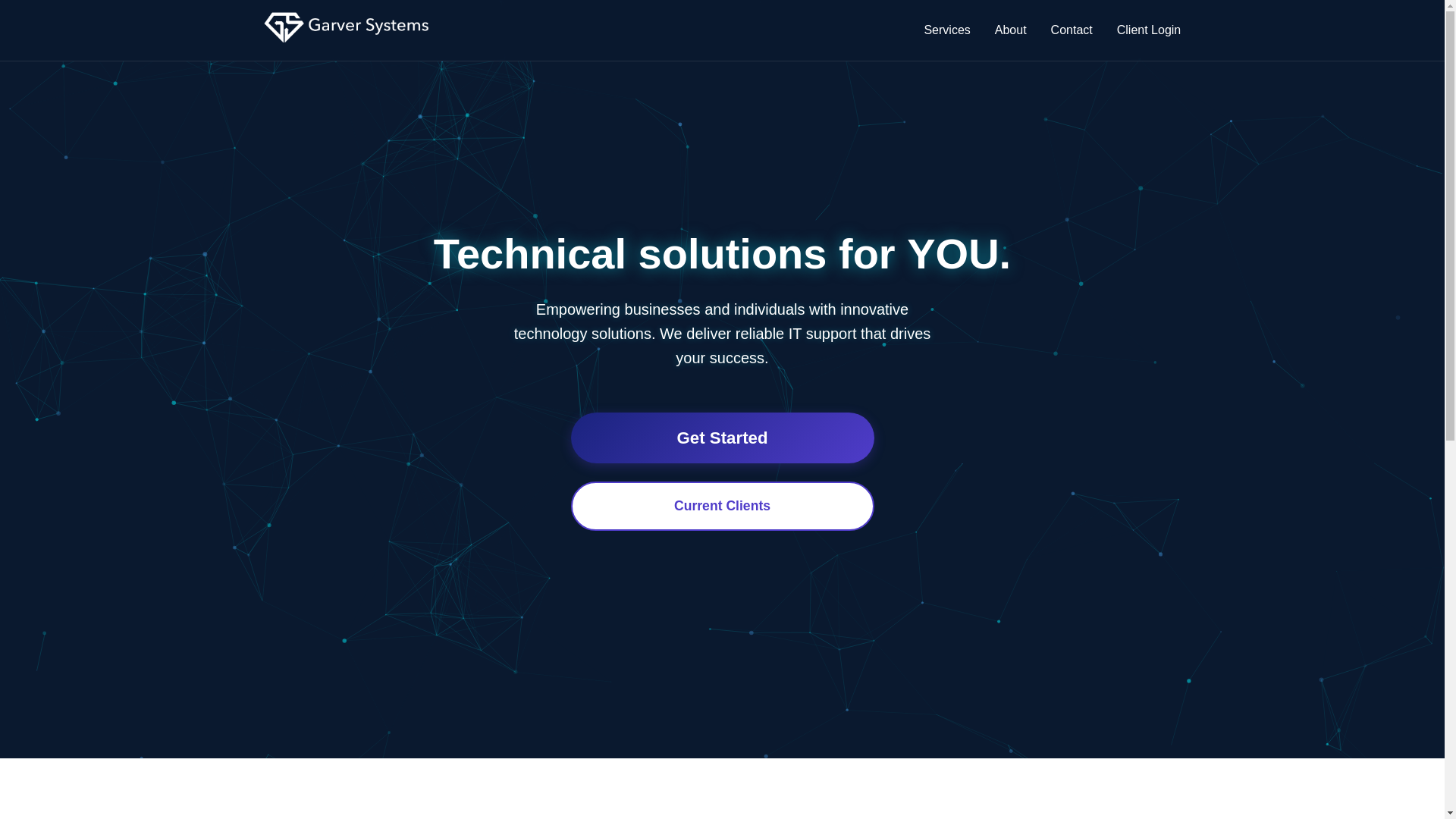 website screenshot of https://garversystems.nl/