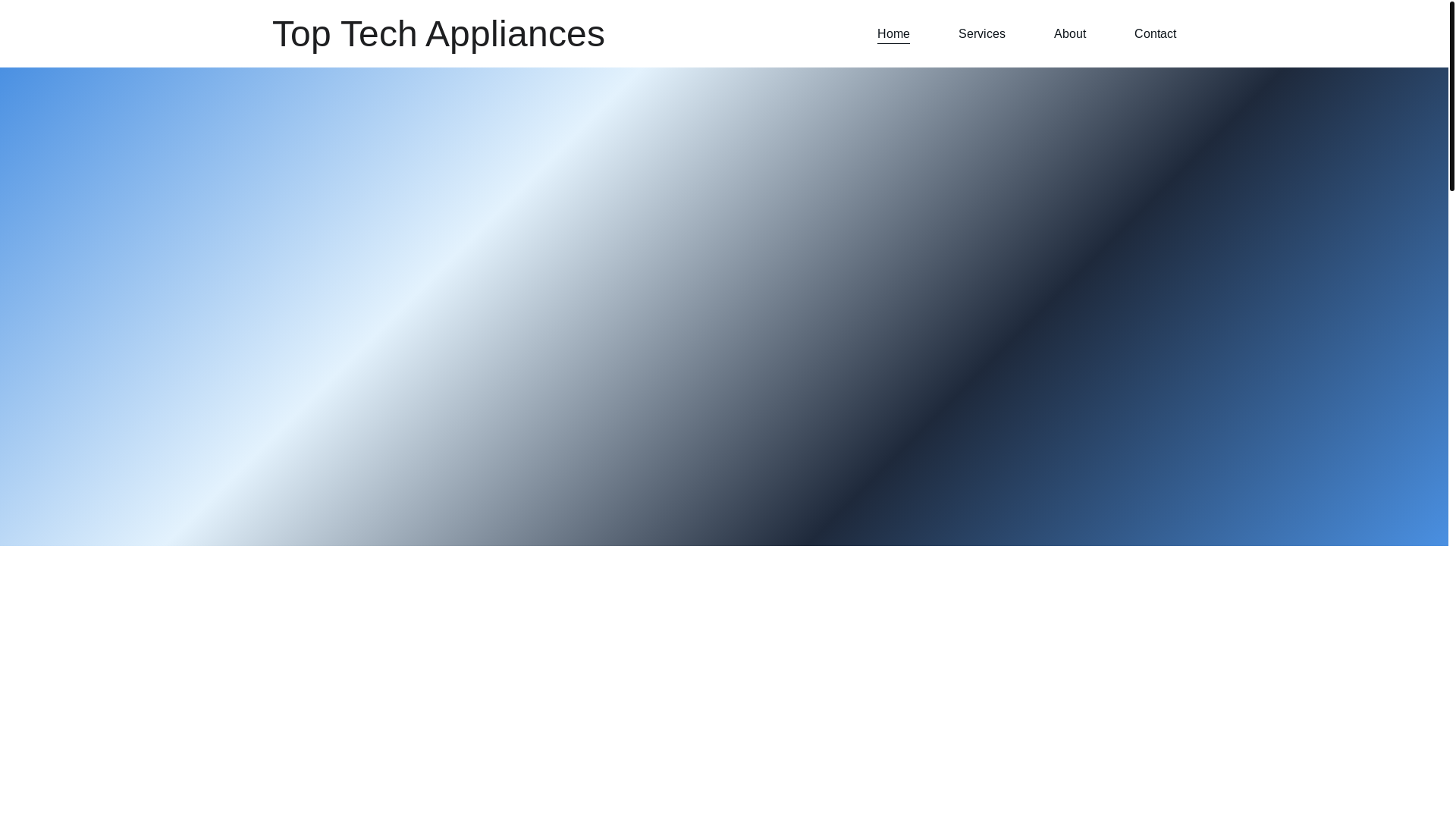 website screenshot of https://toptechappliances.beauty/