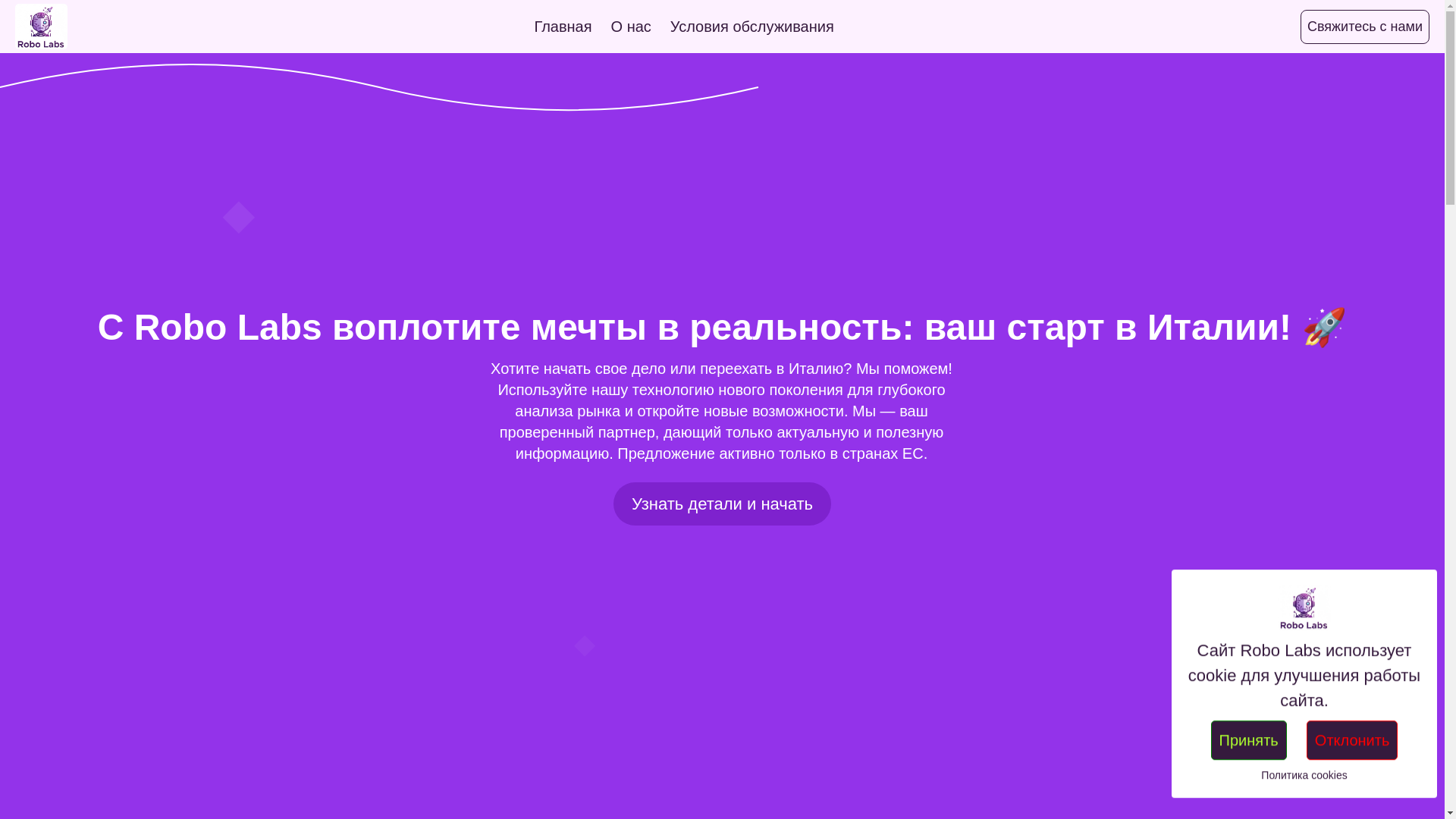 website screenshot of https://robo-labs.blog/